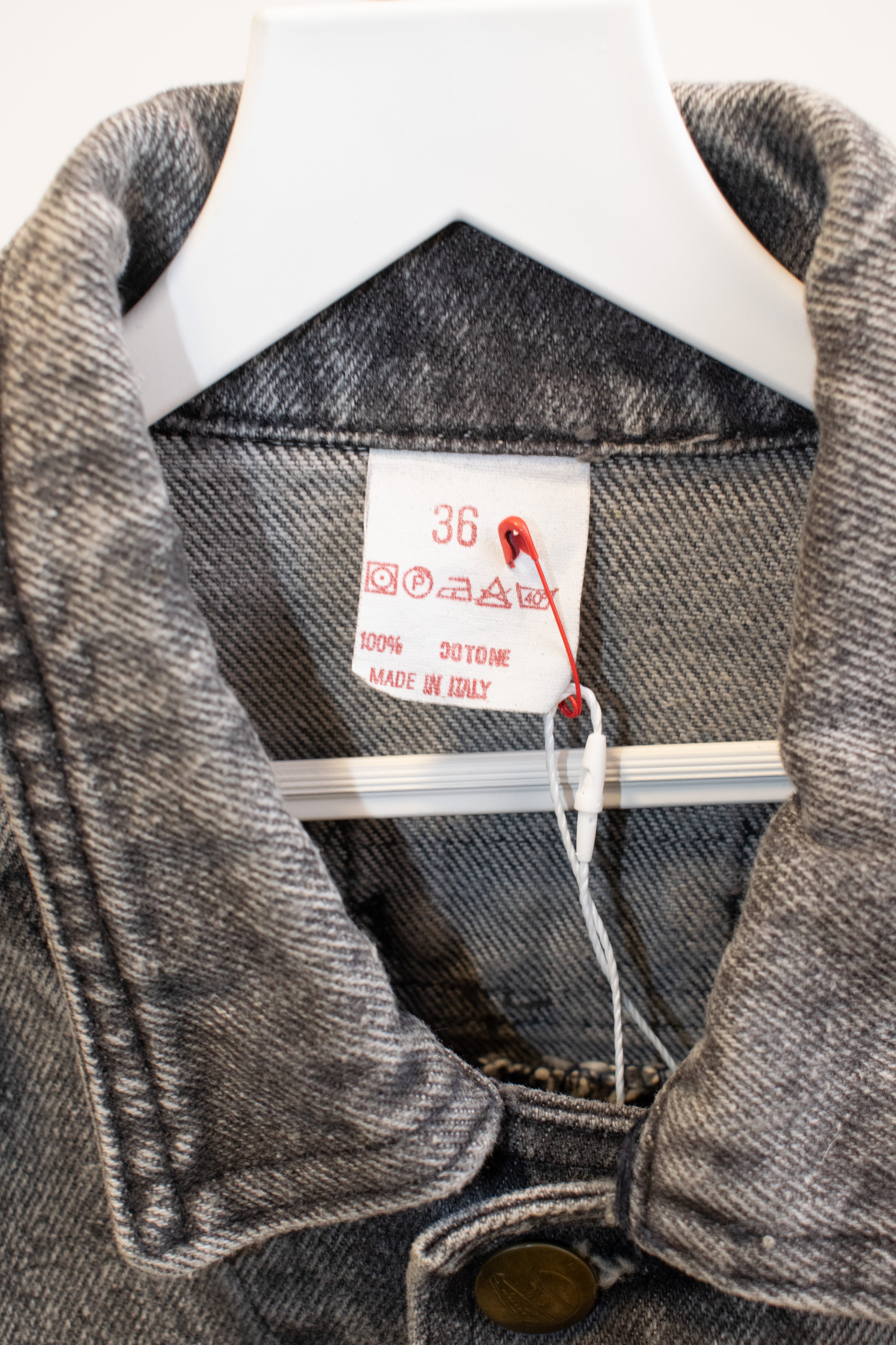 Italian Workwear Denim Jacket / 14-16