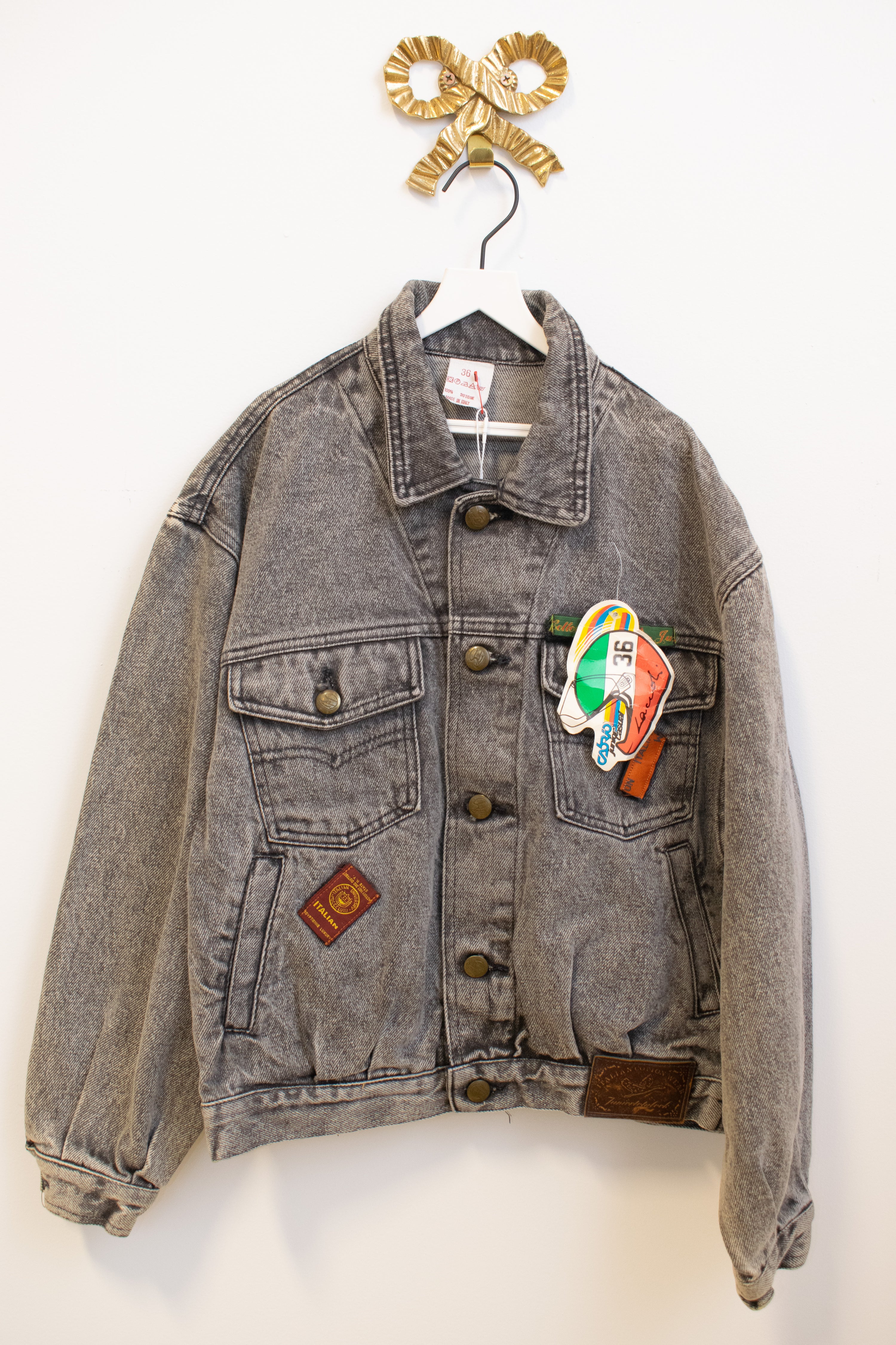 Italian Workwear Denim Jacket / 14-16