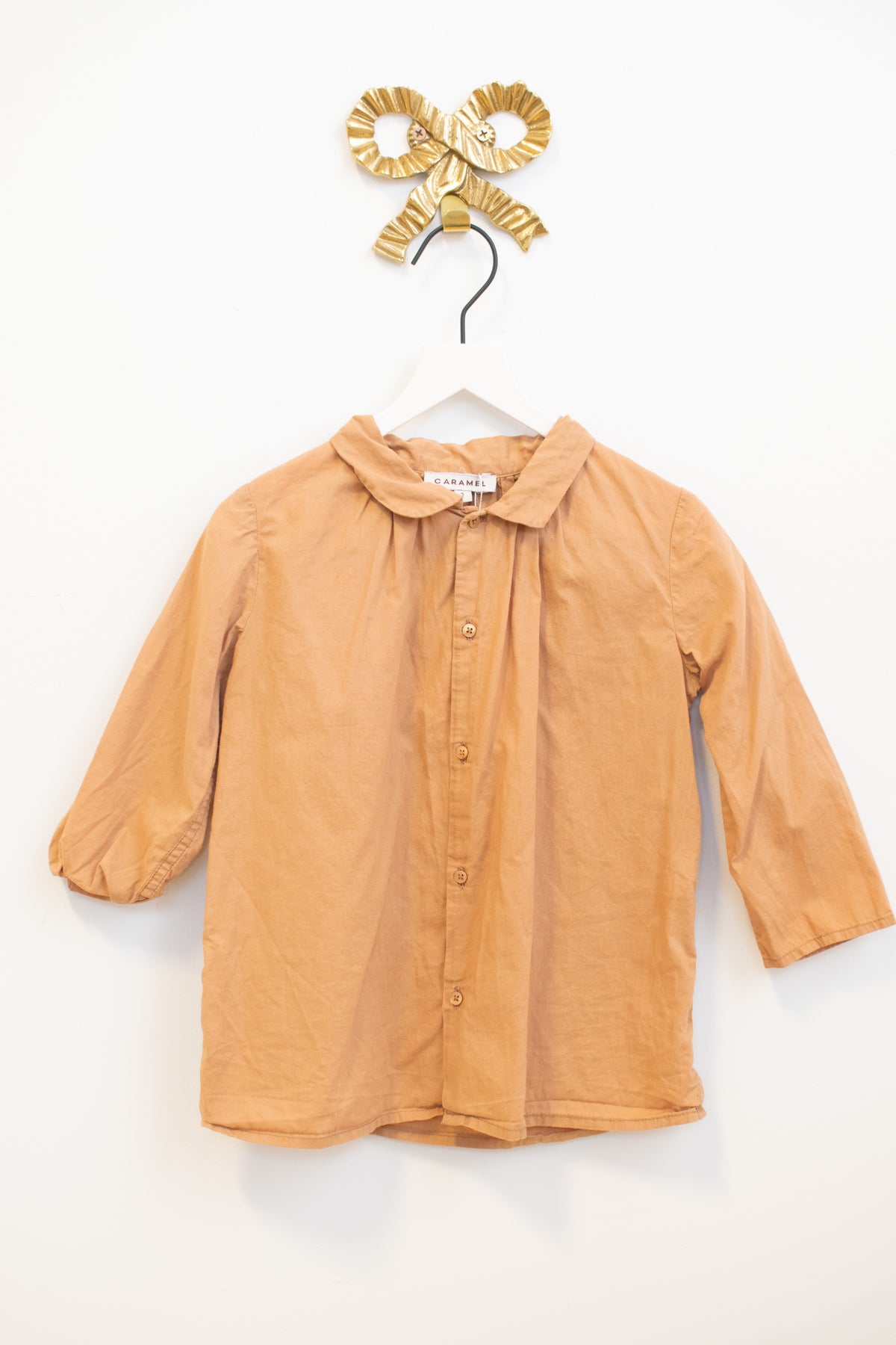Caramel Collar Button Down Shirt / 2