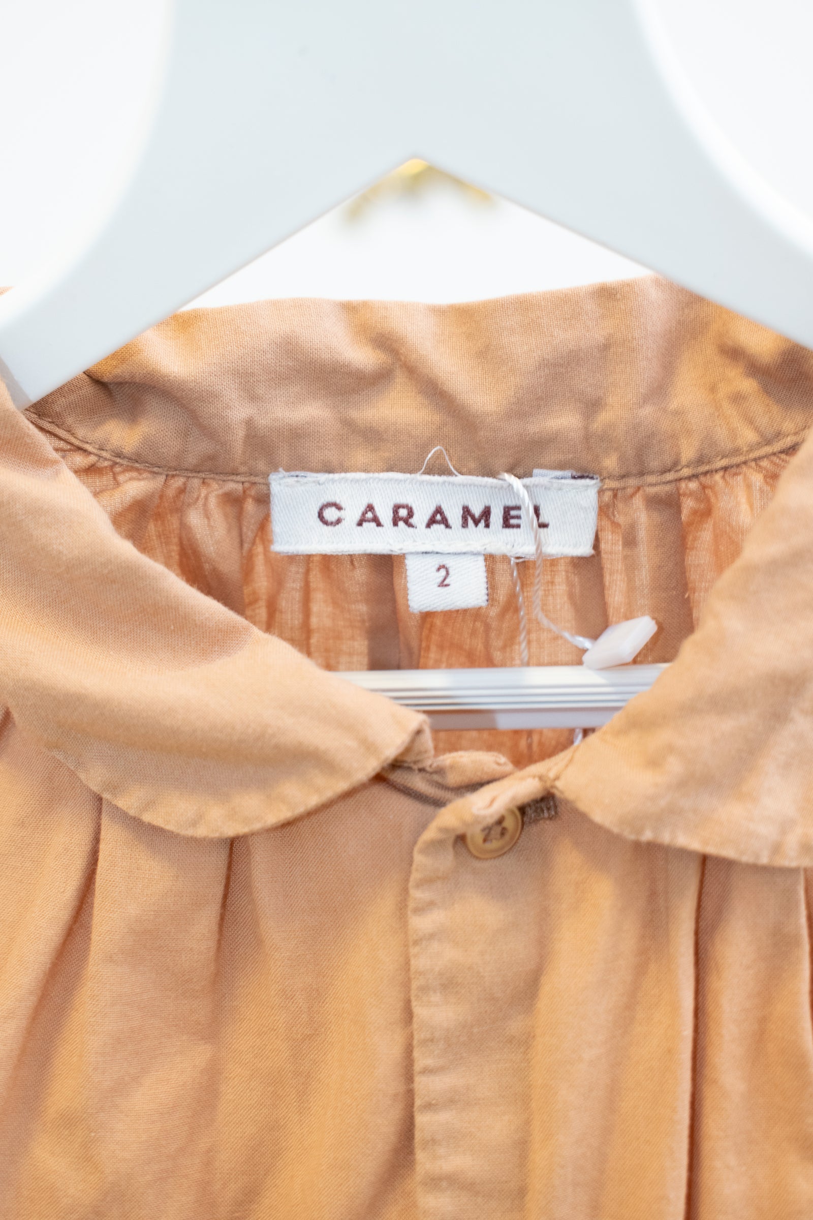 Caramel Collar Button Down Shirt / 2
