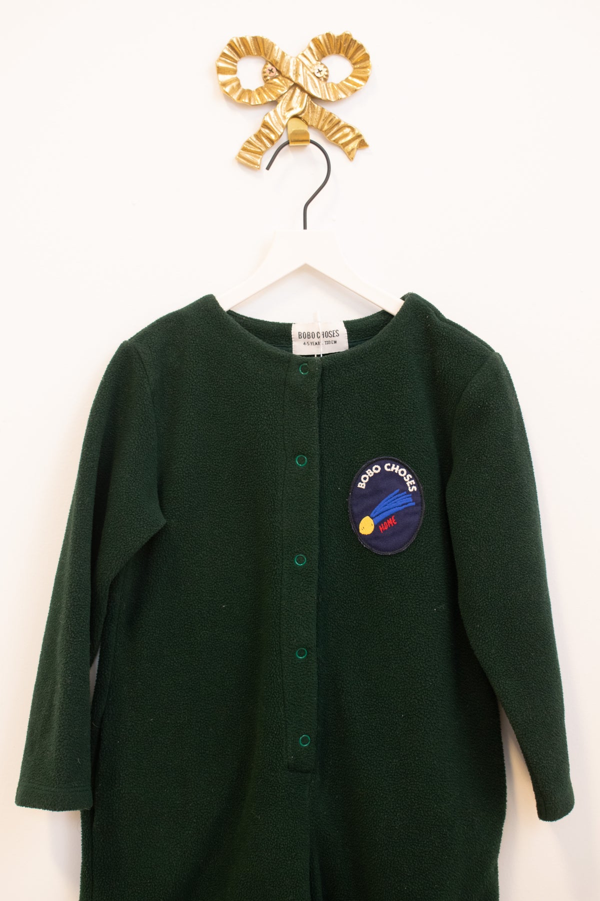 Bodo Choses 'Home' Polar Fleece Sea Moss Jumpsuit / 4-5 years