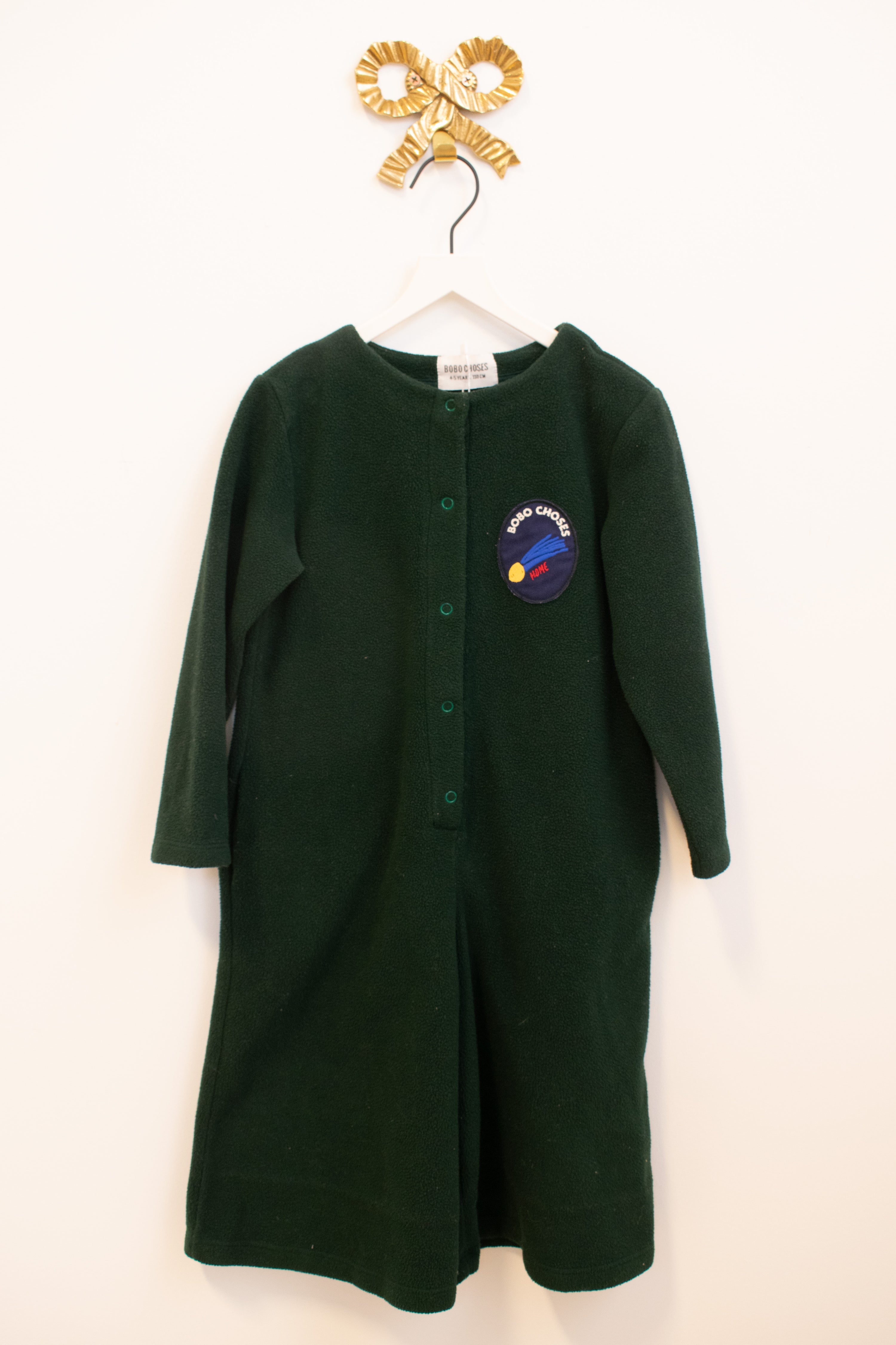 Bodo Choses 'Home' Polar Fleece Sea Moss Jumpsuit / 4-5 years