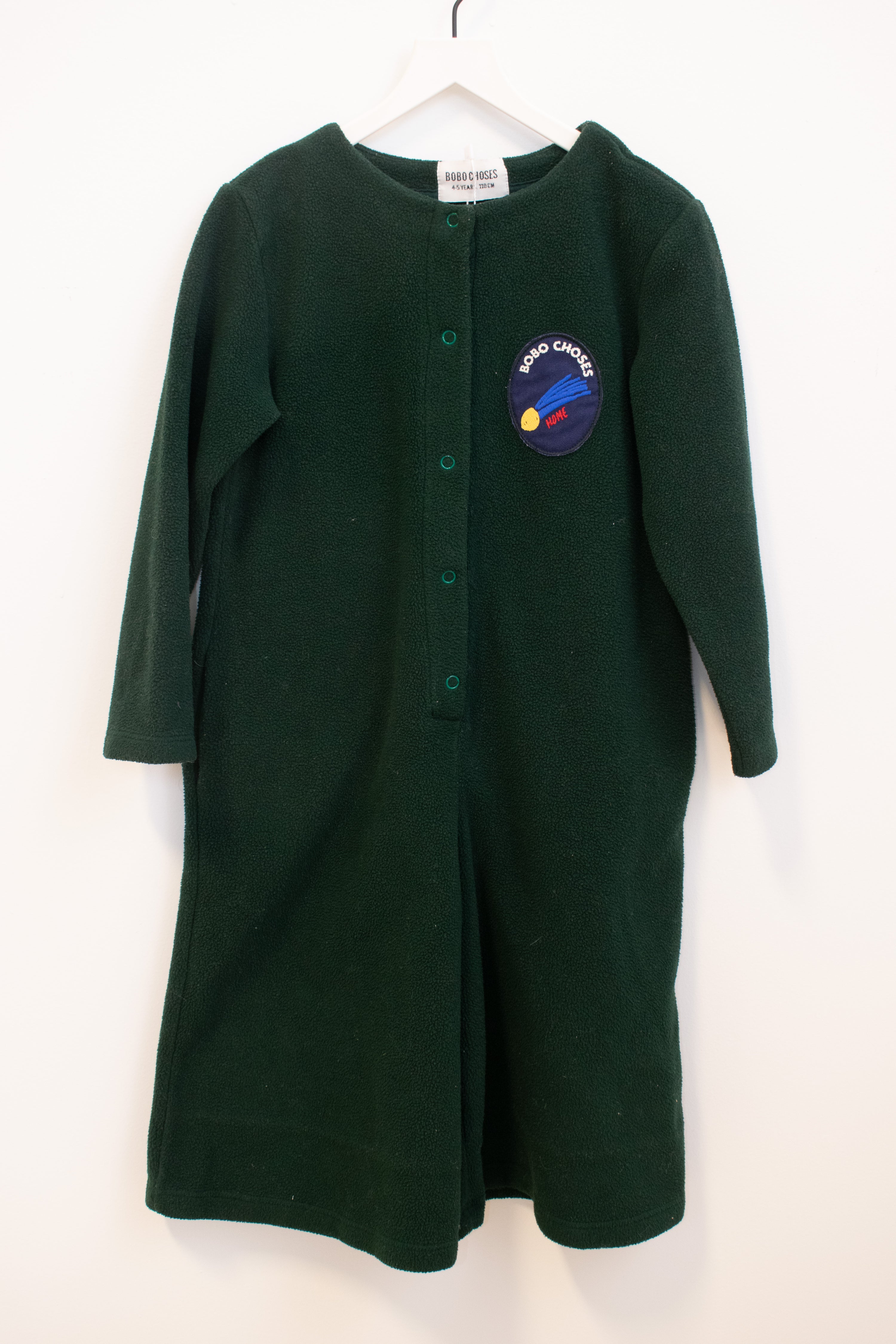 Bodo Choses 'Home' Polar Fleece Sea Moss Jumpsuit / 4-5 years
