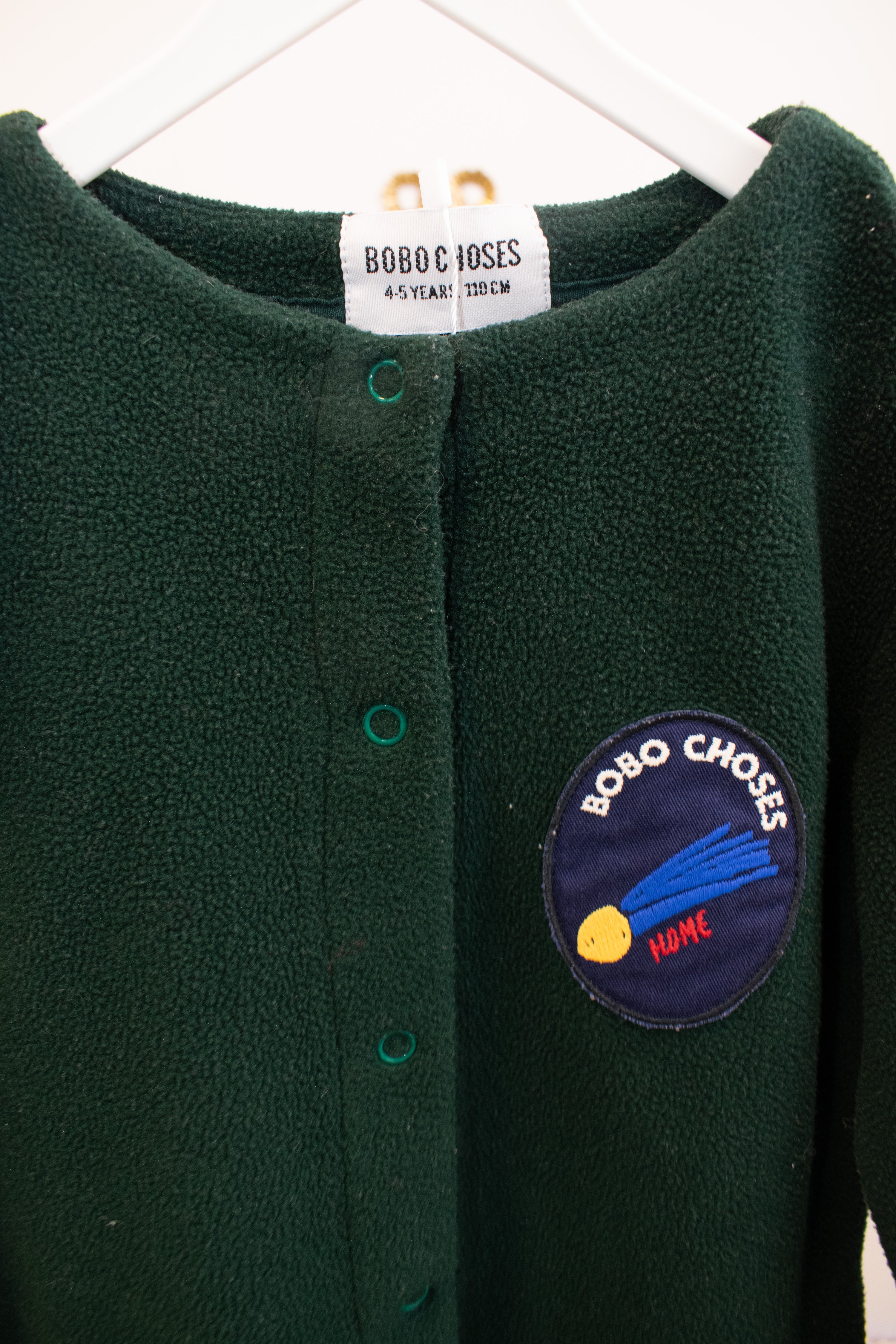 Bodo Choses 'Home' Polar Fleece Sea Moss Jumpsuit / 4-5 years