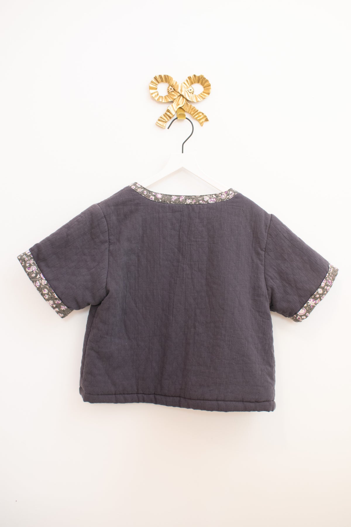 NWTs Louise Misha Quilted Gilet Kitty Grey  / 8