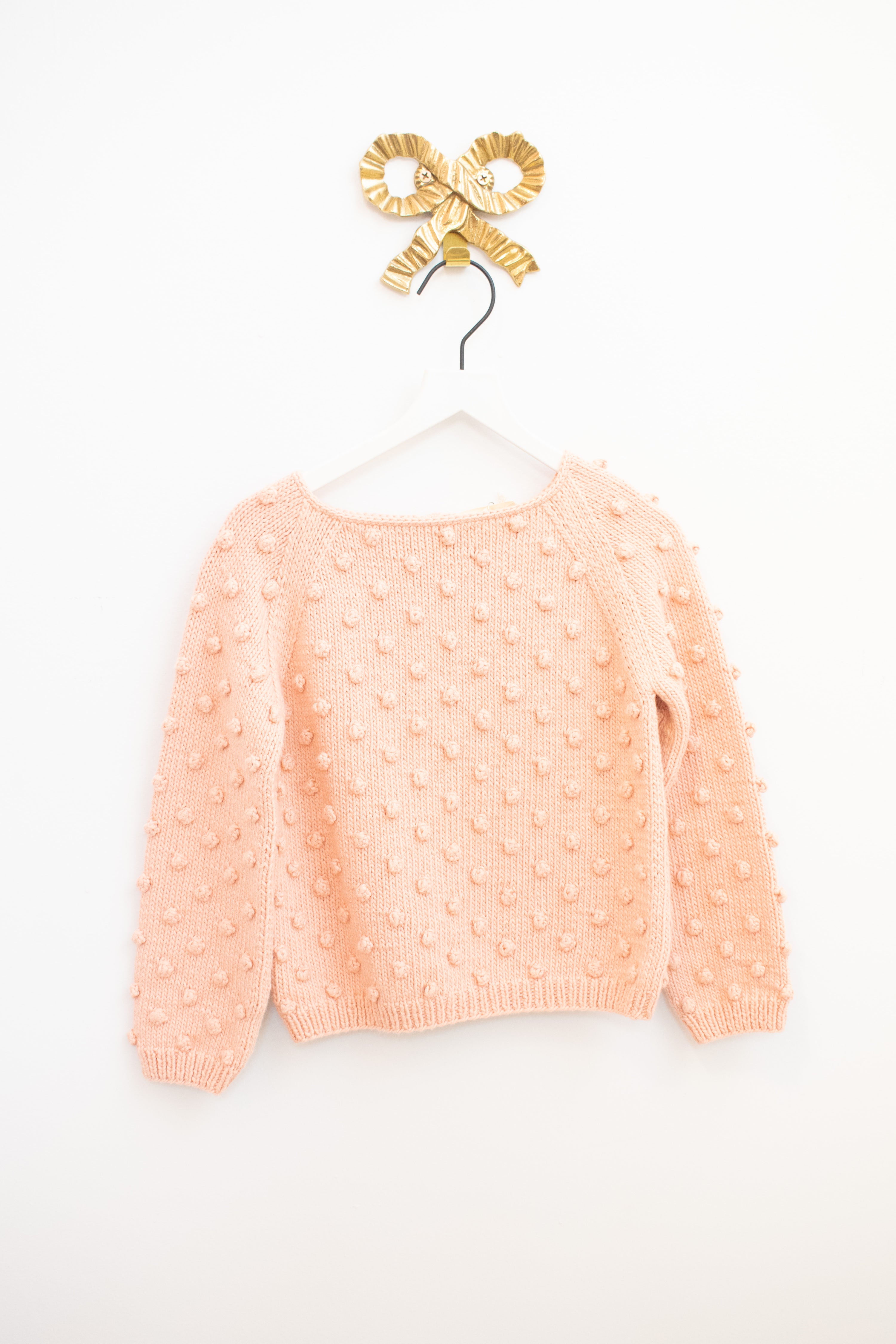 NWTs SS20 Misha & Puff Evening Sand Popcorn Sweater  / 3-4