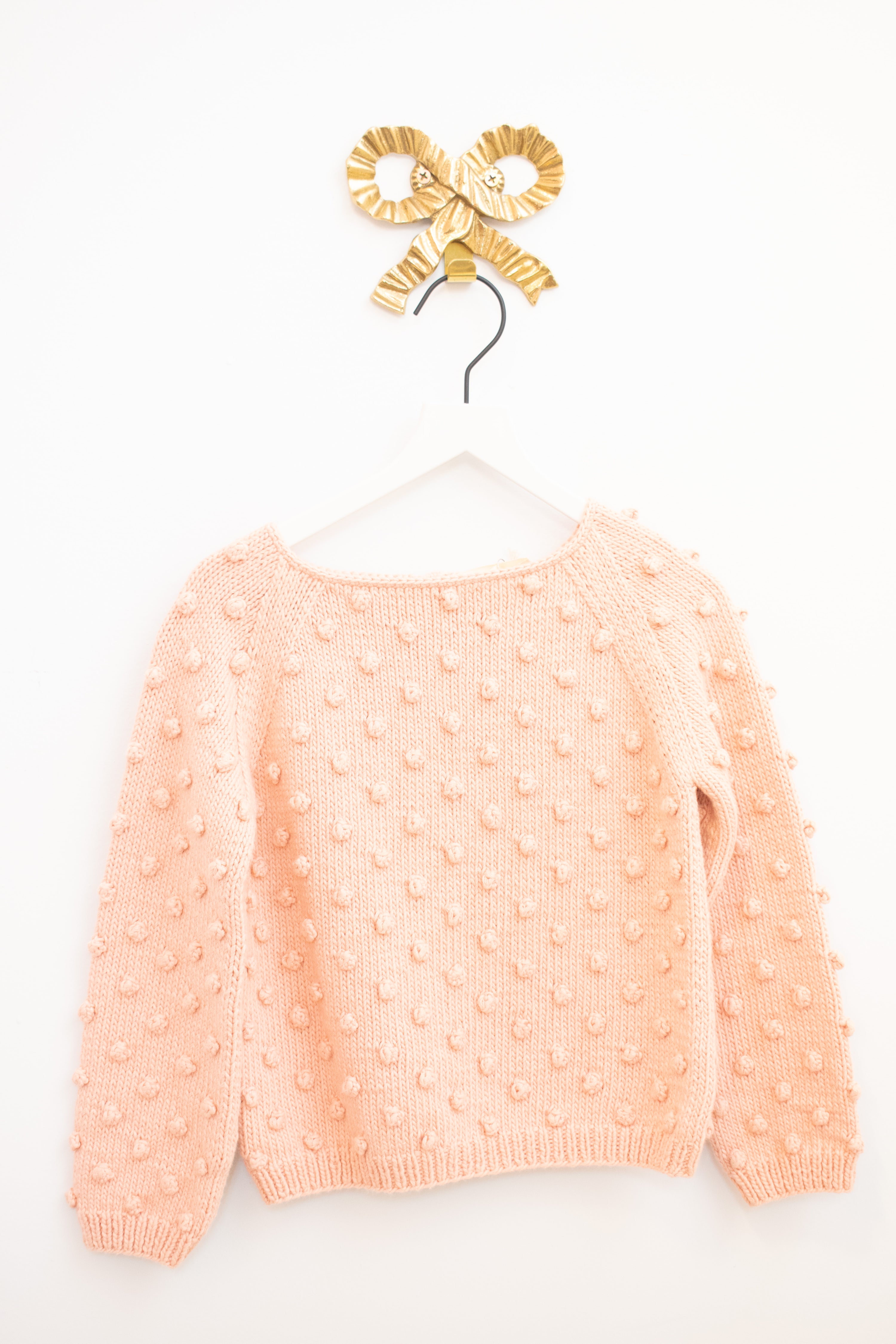 NWTs SS20 Misha & Puff Evening Sand Popcorn Sweater  / 3-4