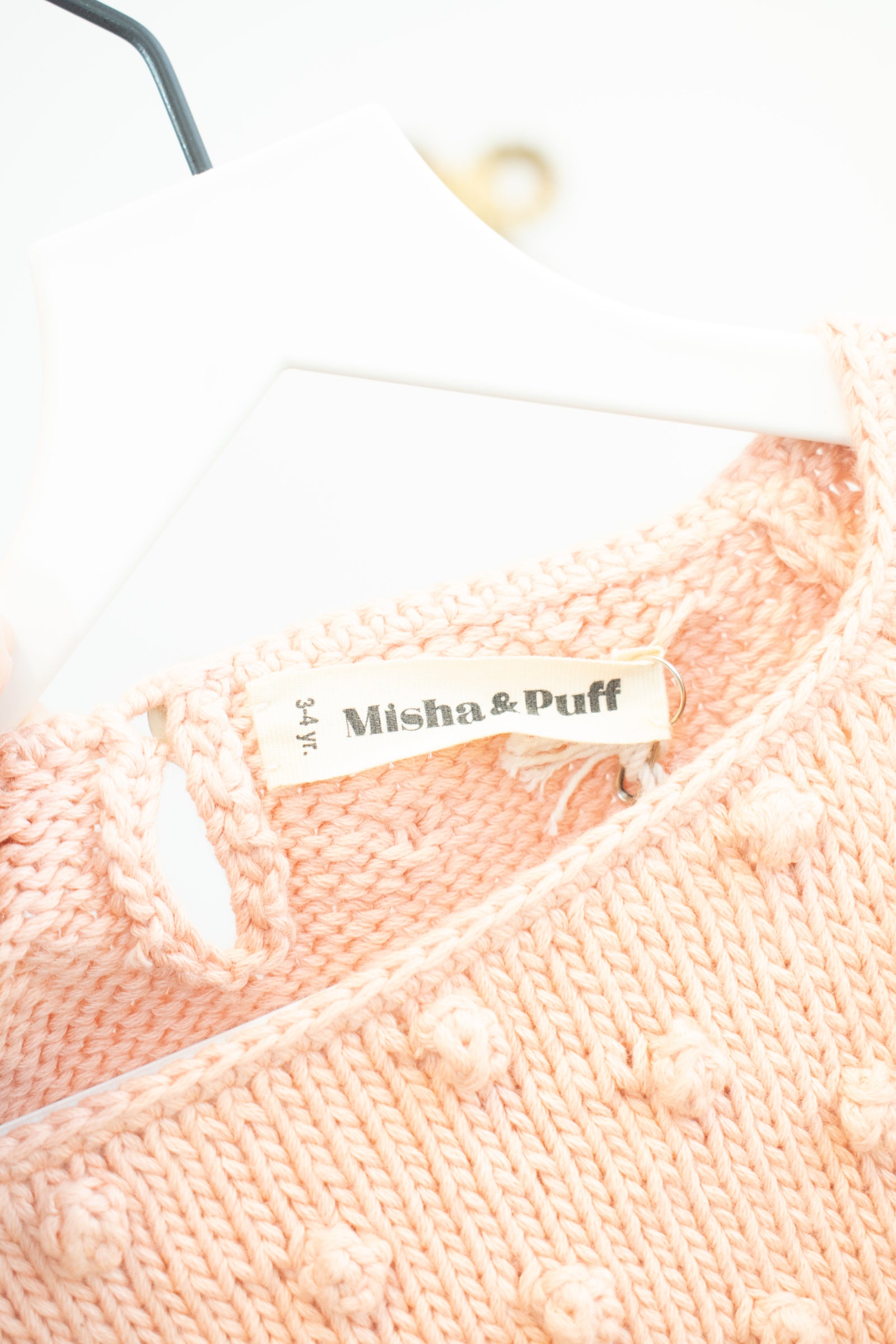NWTs SS20 Misha & Puff Evening Sand Popcorn Sweater  / 3-4