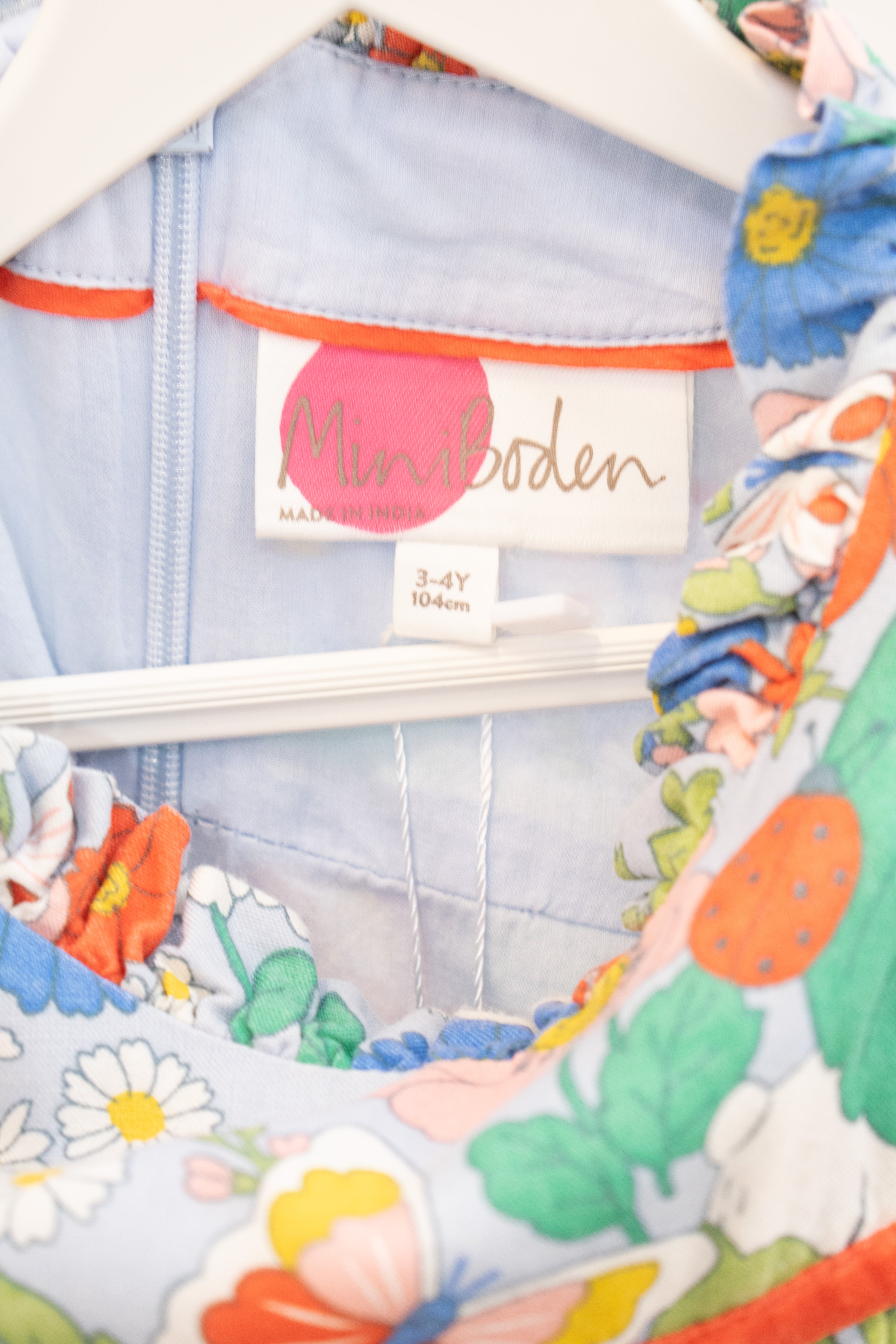 Mini Boden Floral Butterfly Dress / 3-4 Years