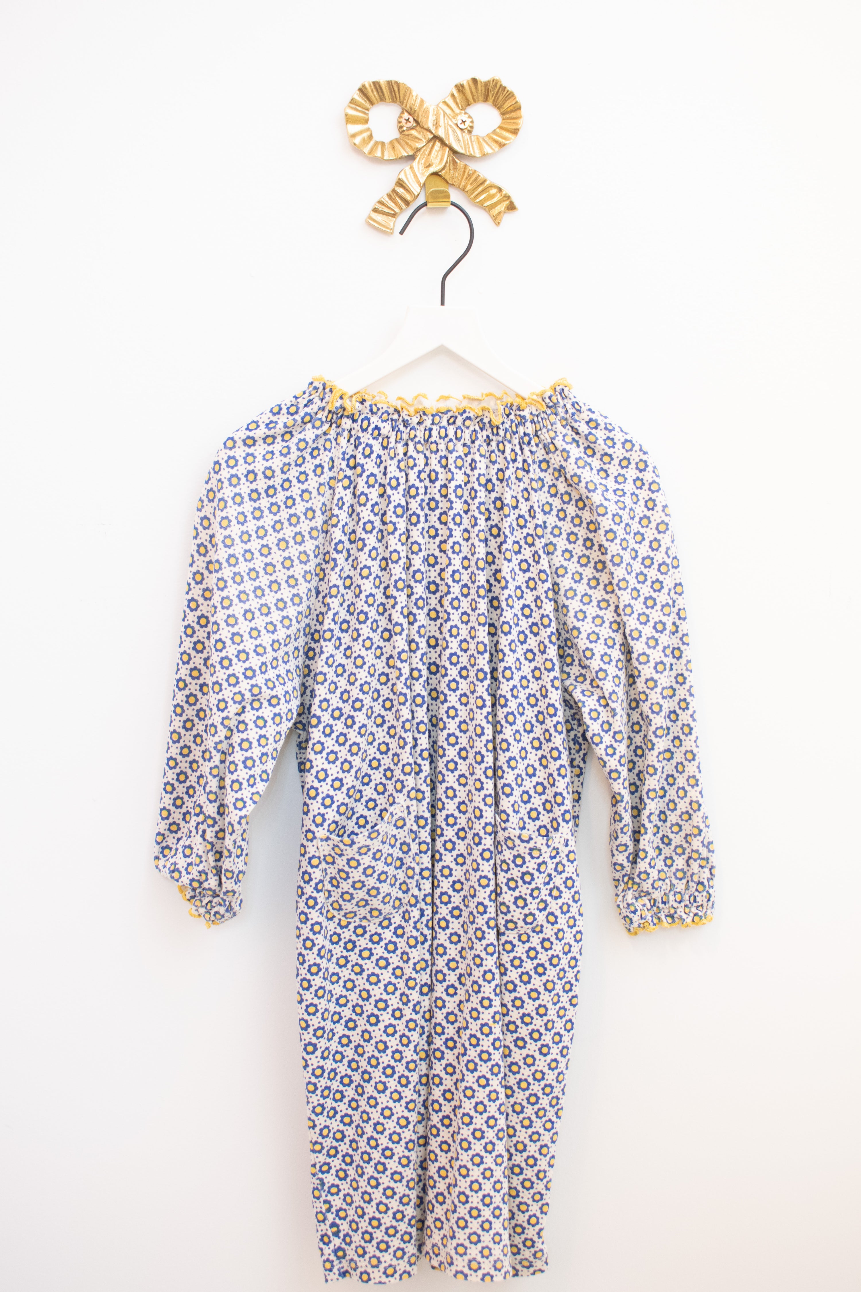 Misha & Puff Pima Tile Flower Dress / 7-8