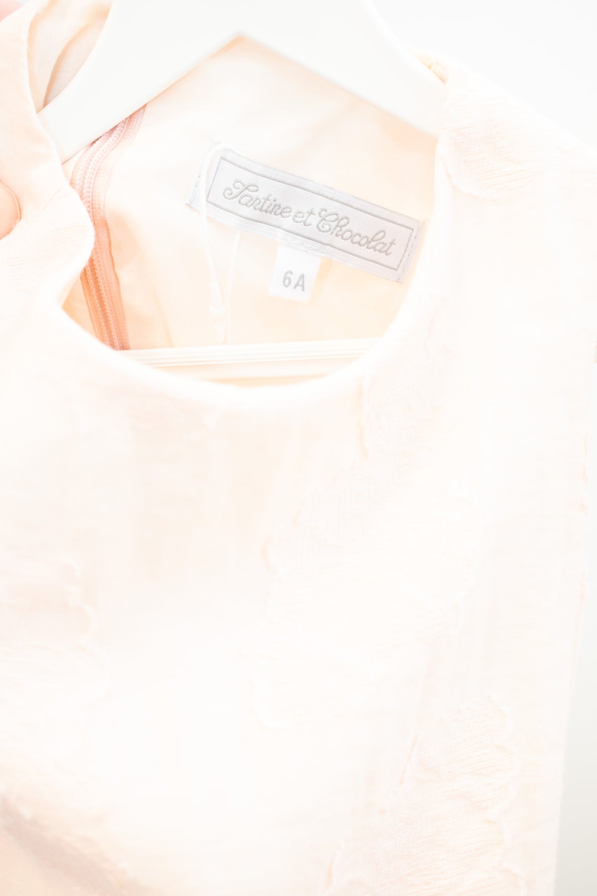 Tartine Et Chocolat Light Pink Peplum Dress / 6