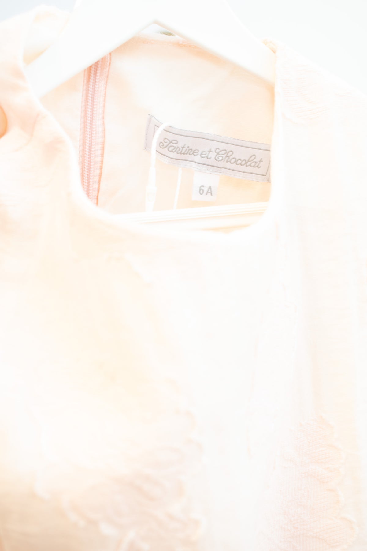 Tartine Et Chocolat Light Pink Peplum Dress / 6