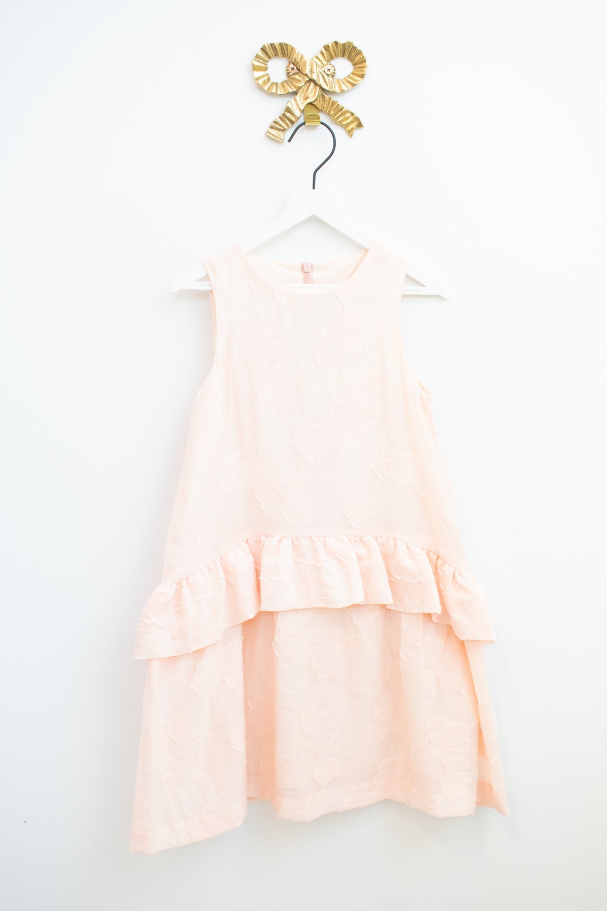 Tartine Et Chocolat Light Pink Peplum Dress / 6