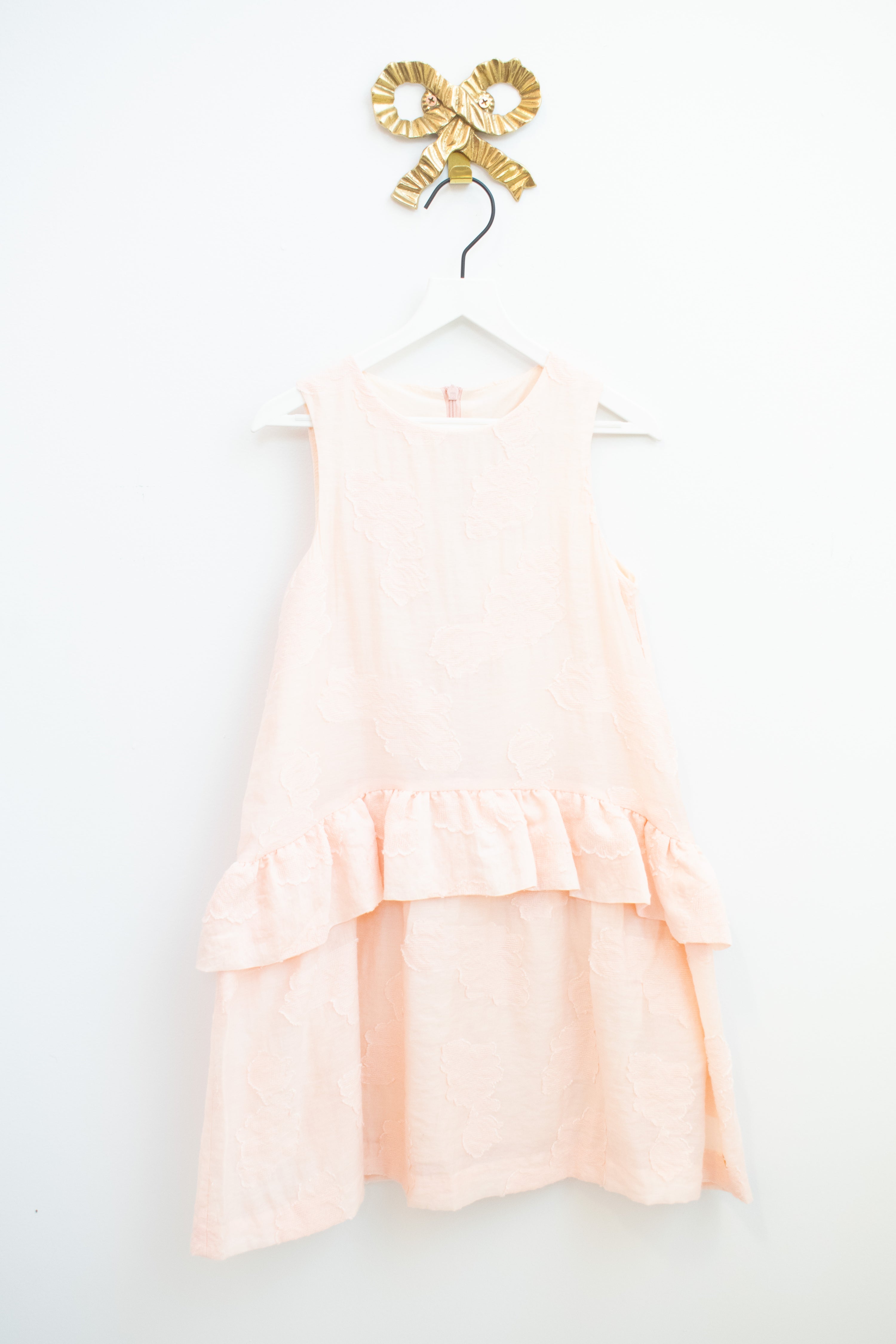 Tartine Et Chocolat Light Pink Peplum Dress / 6