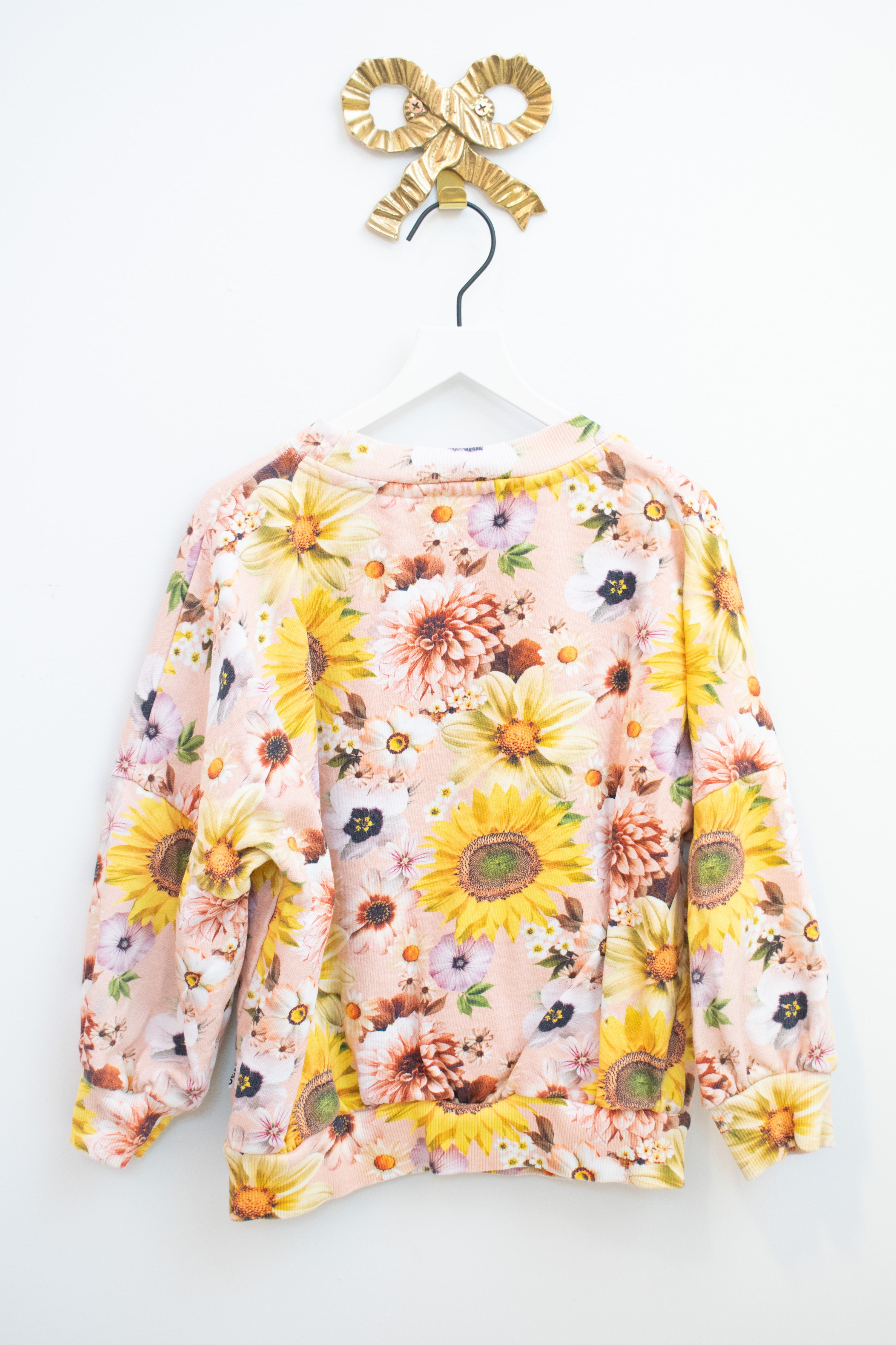 Molo Pink Sunflower Digital Garden Sweatshirt / 6