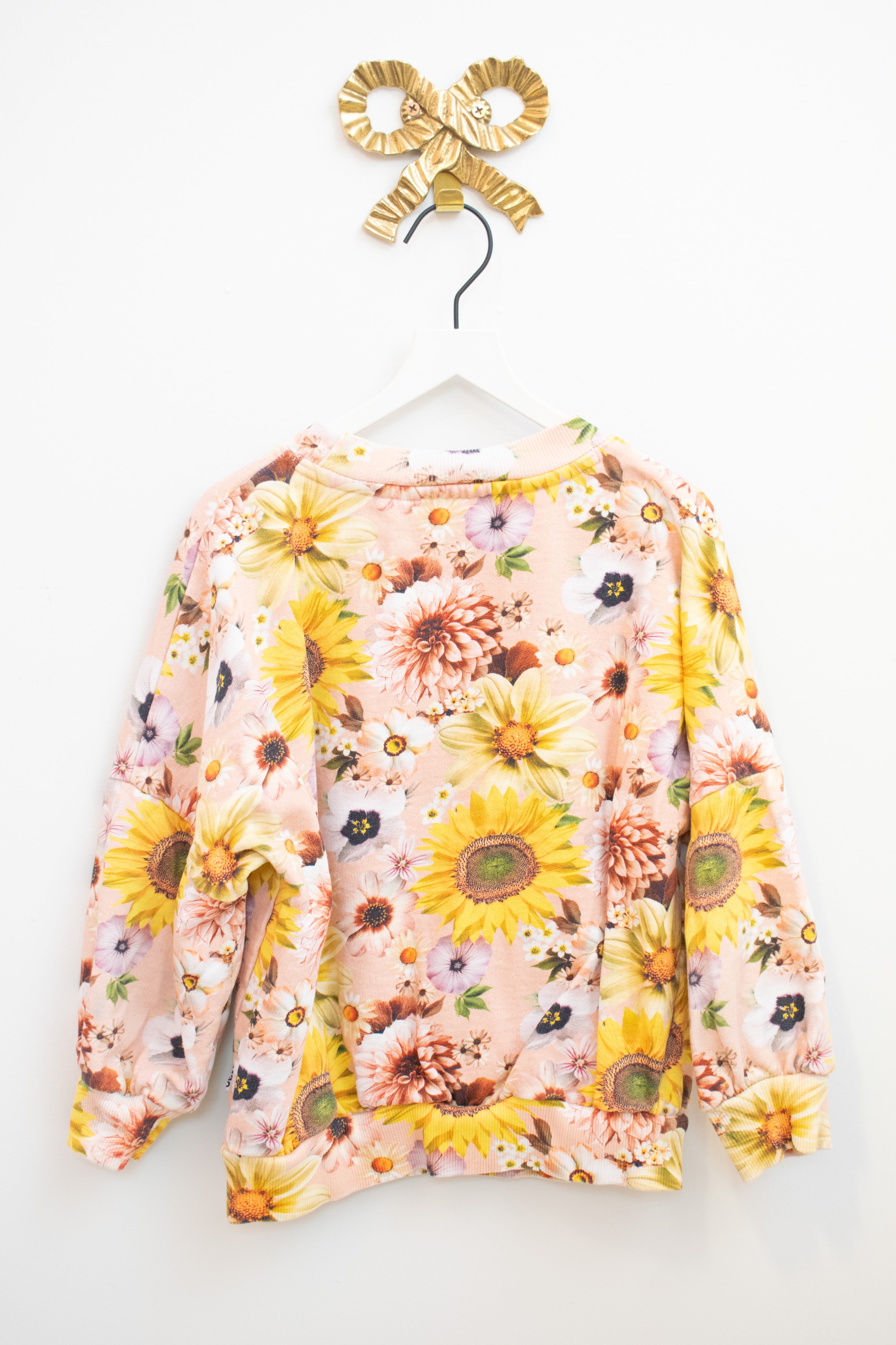 Molo Pink Sunflower Digital Garden Sweatshirt / 6