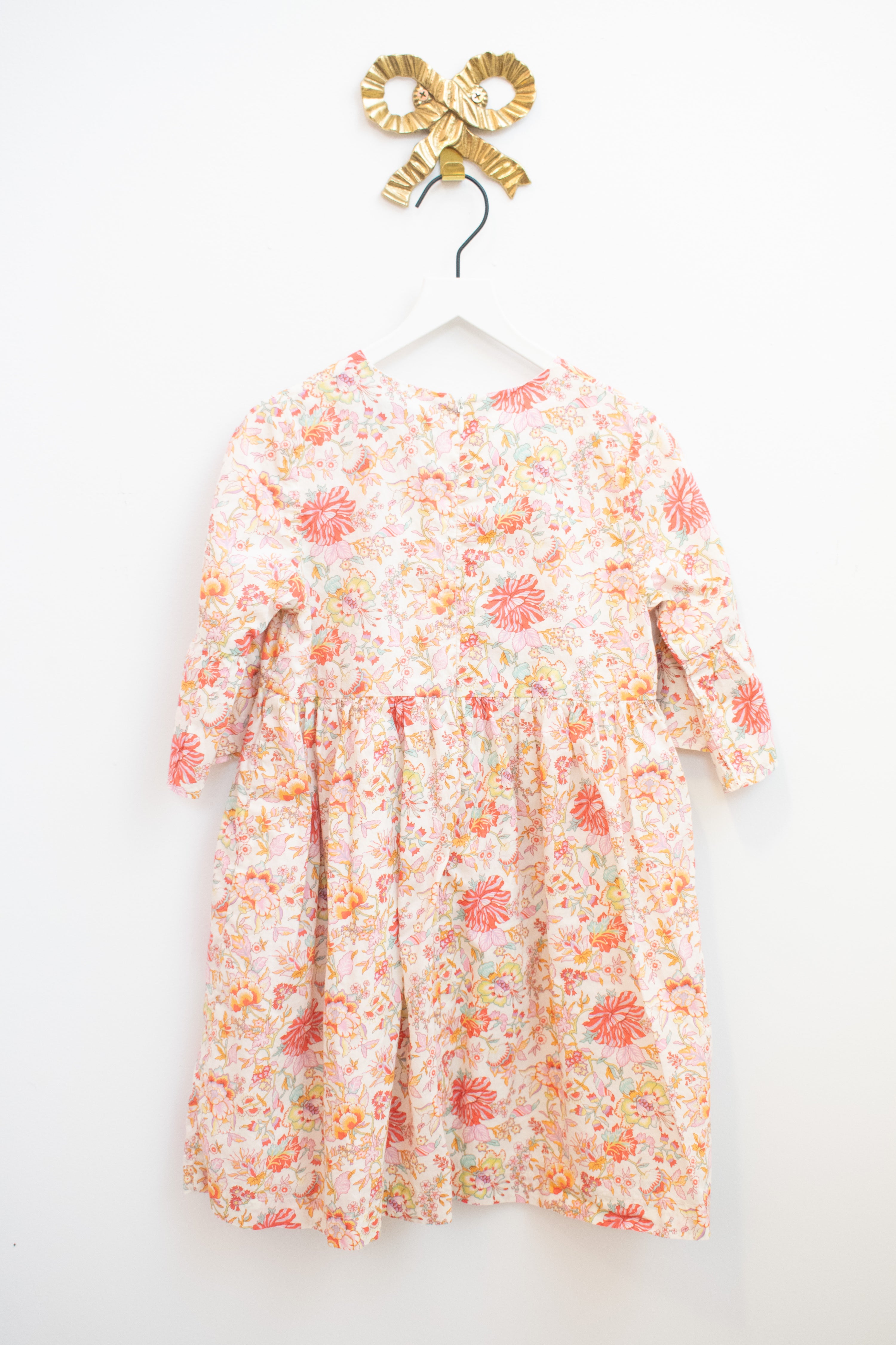 Tartine et Chocolat Spring Garden Flowers Bell Sleeve Dress / 6