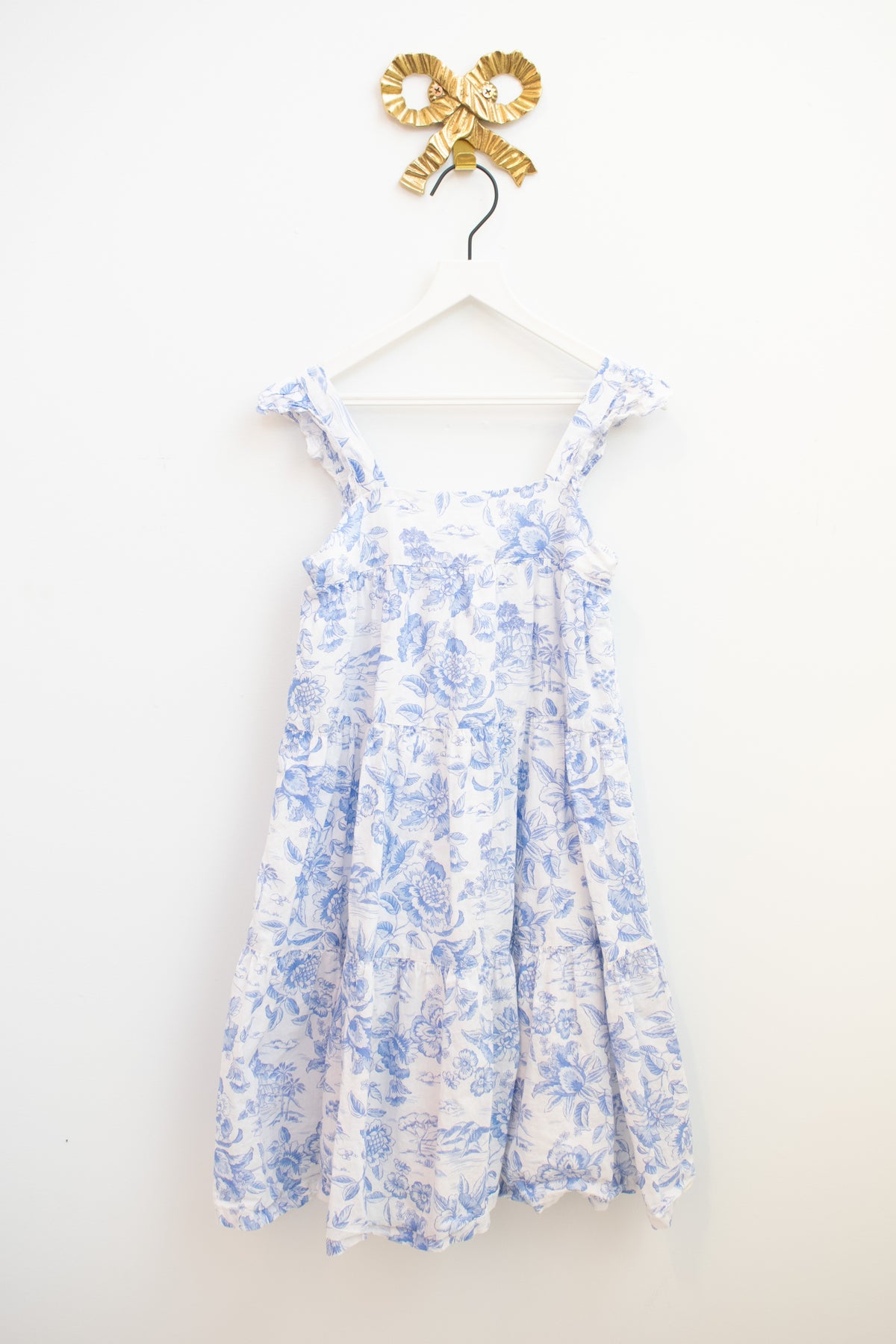 Tartine Et Chocolat Blue Floral Dress / 6