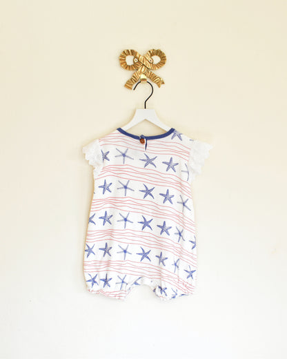 Tesa Babe Starfish Playsuit /  12-18 months