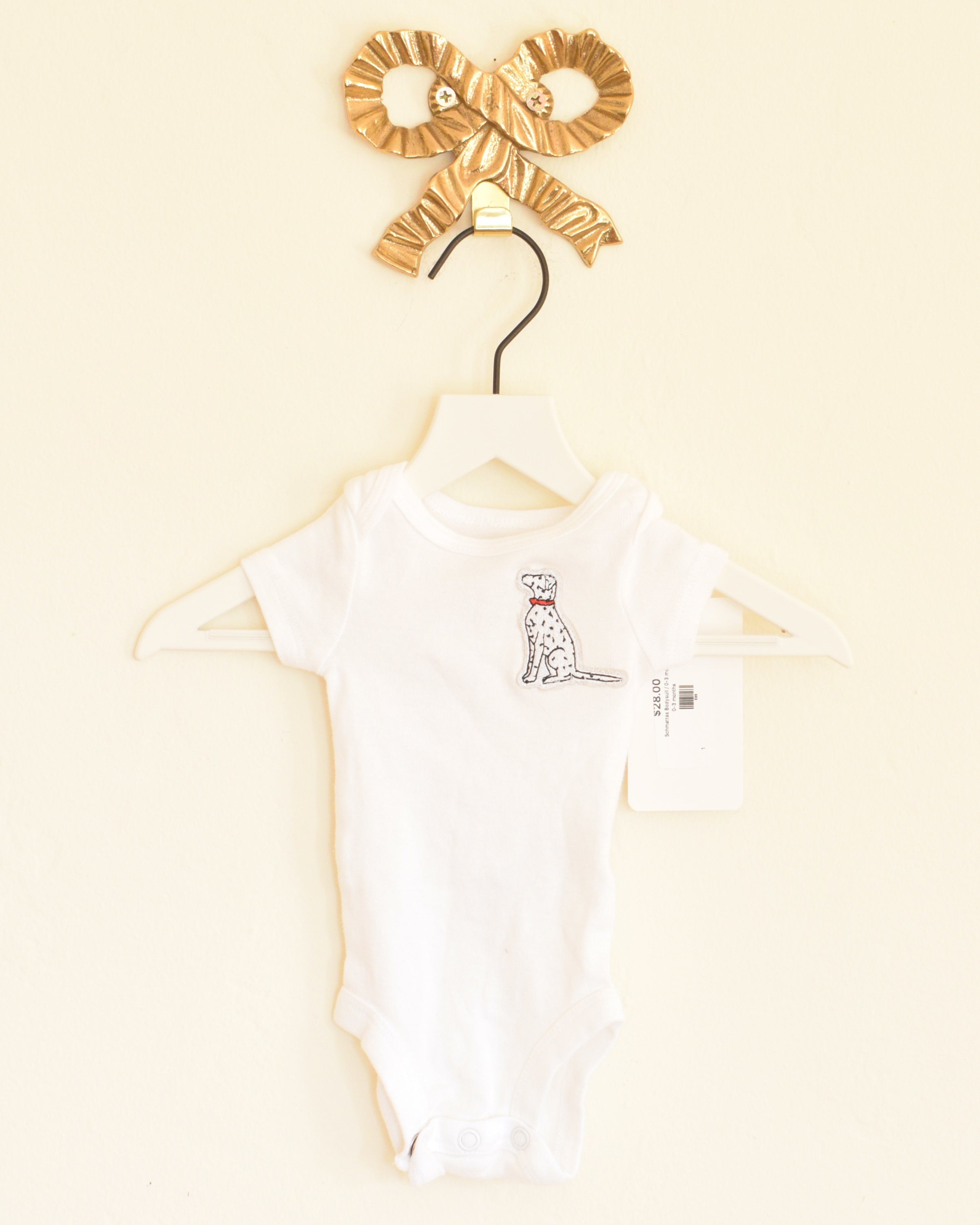 NWTs Schmattas Dali Short Sleeve Onesie / newborn