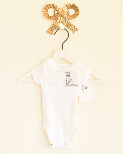 NWTs Schmattas Dali Short Sleeve Onesie / newborn