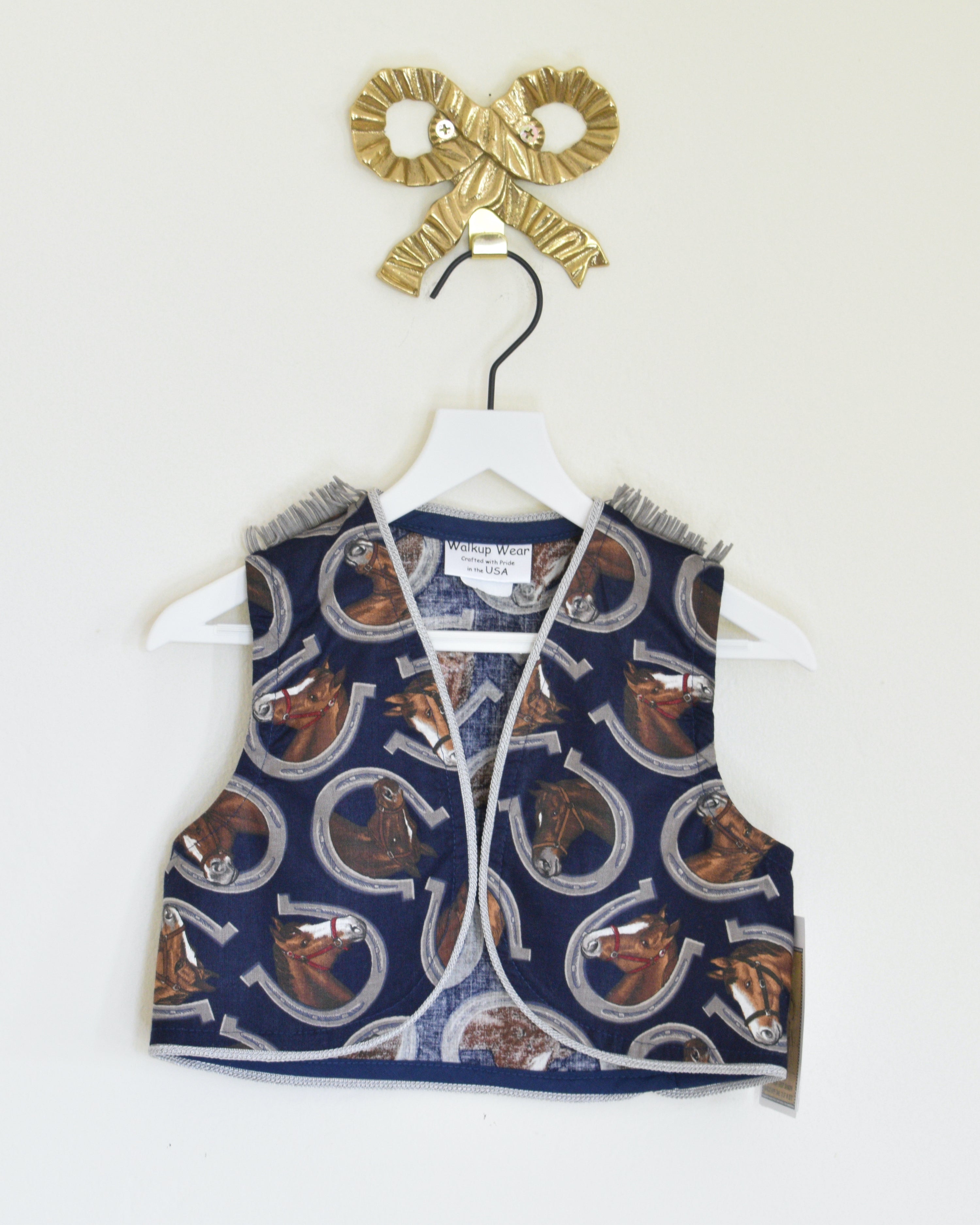 NWTs Walkup Wear Horseshoe Vest / 12months