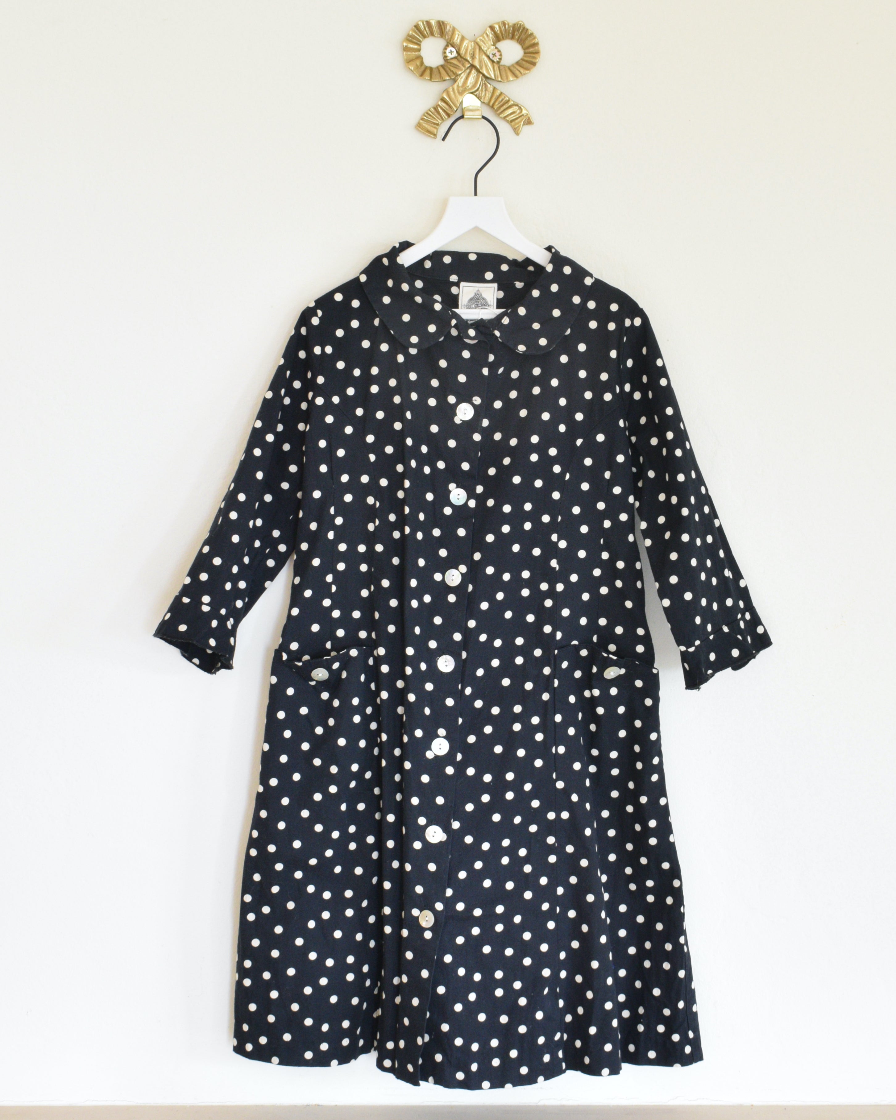 Dagmar Daley Polka Dot Shirt Dress / 10