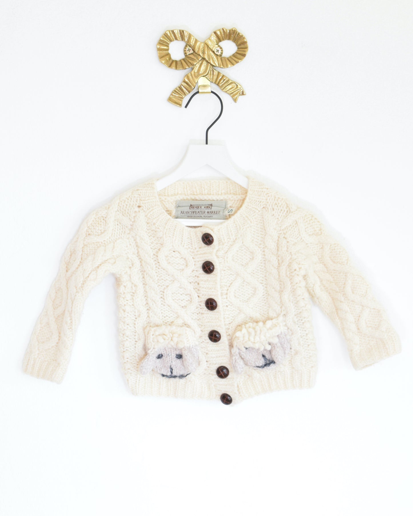 Baby Shepley Aran Cardigan  / S