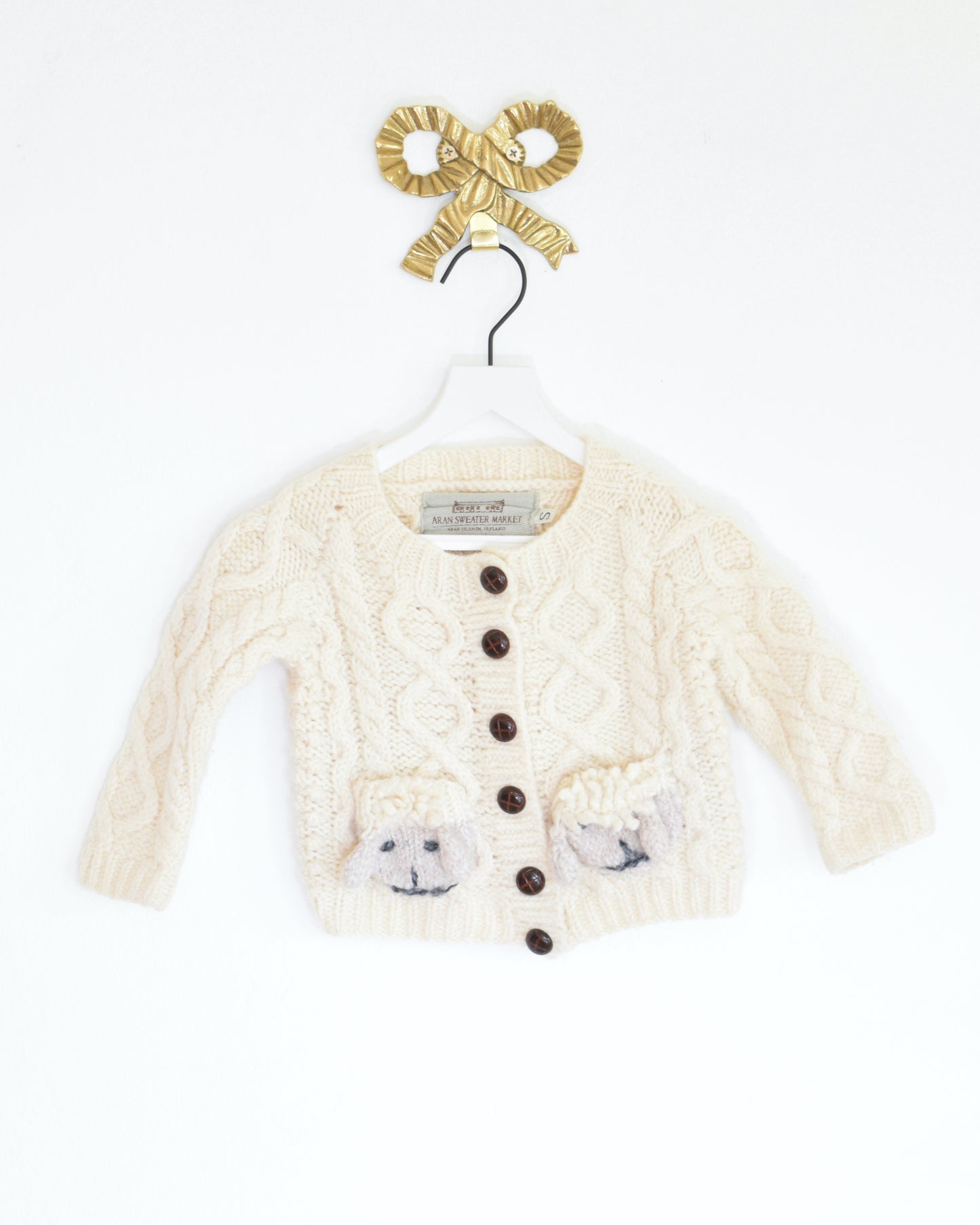 Baby Shepley Aran Cardigan  / S