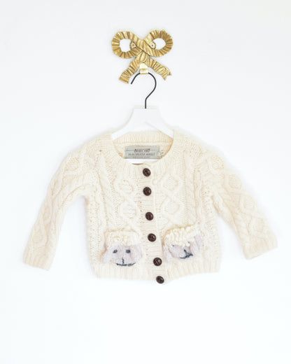 Baby Shepley Aran Cardigan  / S