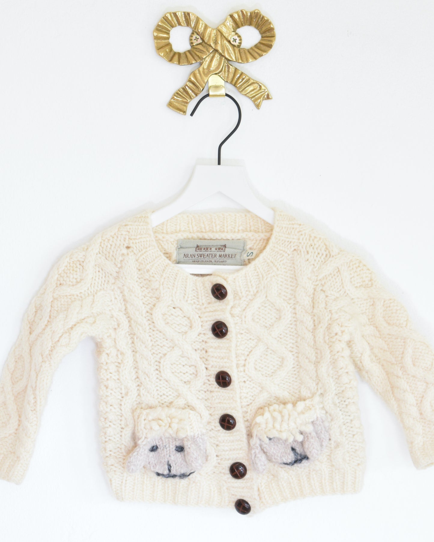 Baby Shepley Aran Cardigan  / S