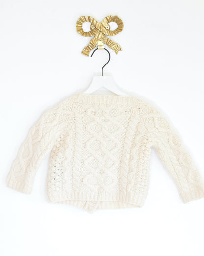 Baby Shepley Aran Cardigan  / S