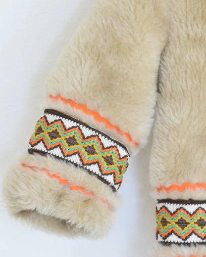 vintage Kiddies' Togs Native Canadian Coat / 18-24 months tan