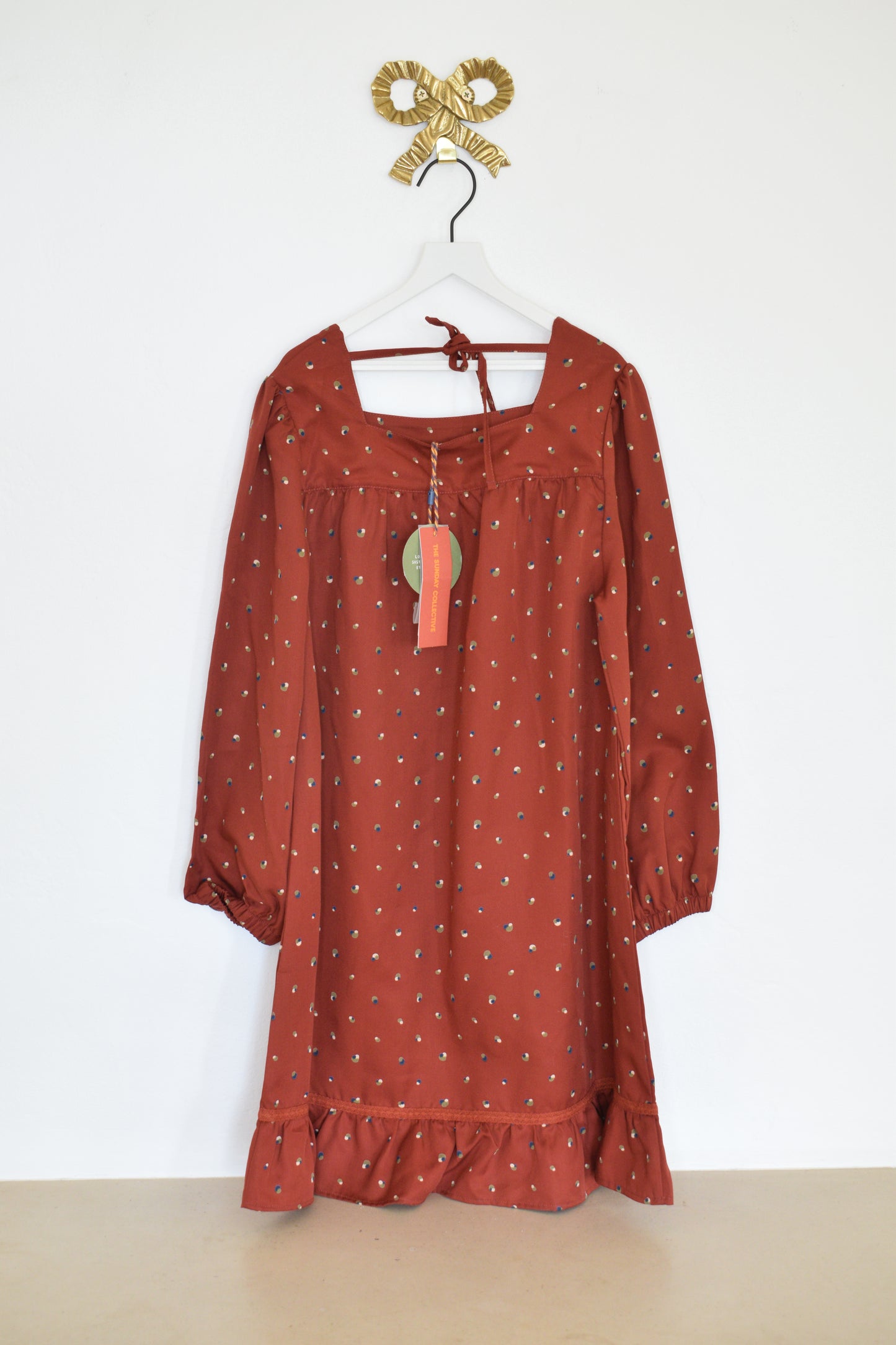 NWTs The Sunday Collective  Burnt Henna Dress / 8-9