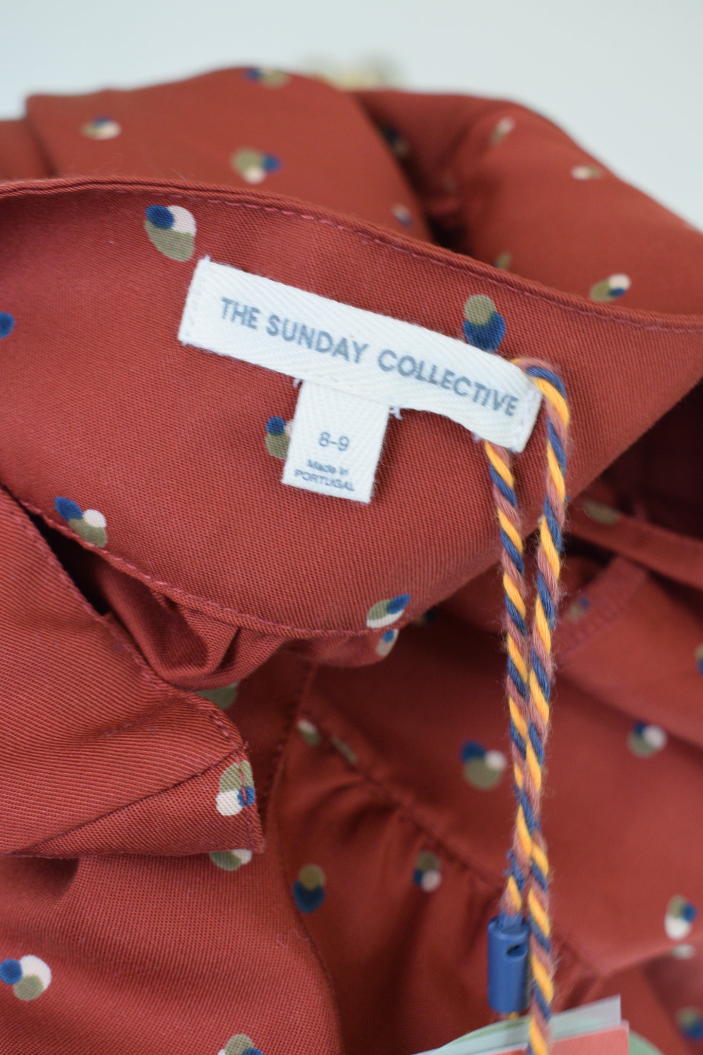 NWTs The Sunday Collective  Burnt Henna Dress / 8-9