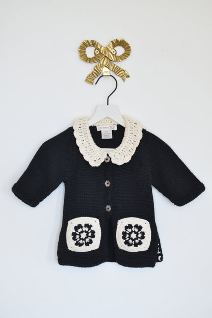 2H Knits Daisy Knit Cardigan / 3-6 months