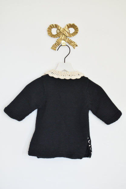 2H Knits Daisy Knit Cardigan / 3-6 months