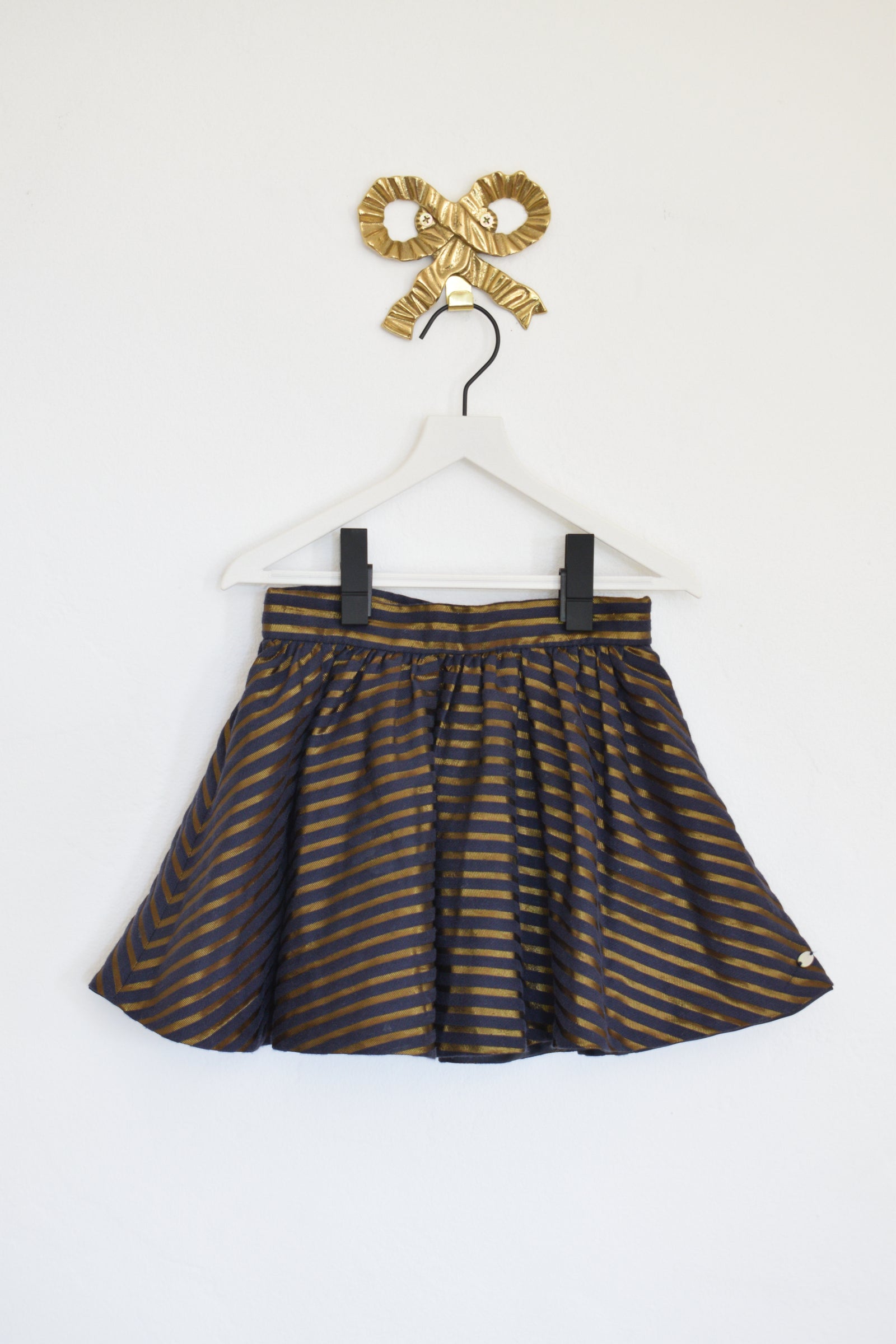 Tartine Et Chocolat  Blue and Gold Skirt / 4