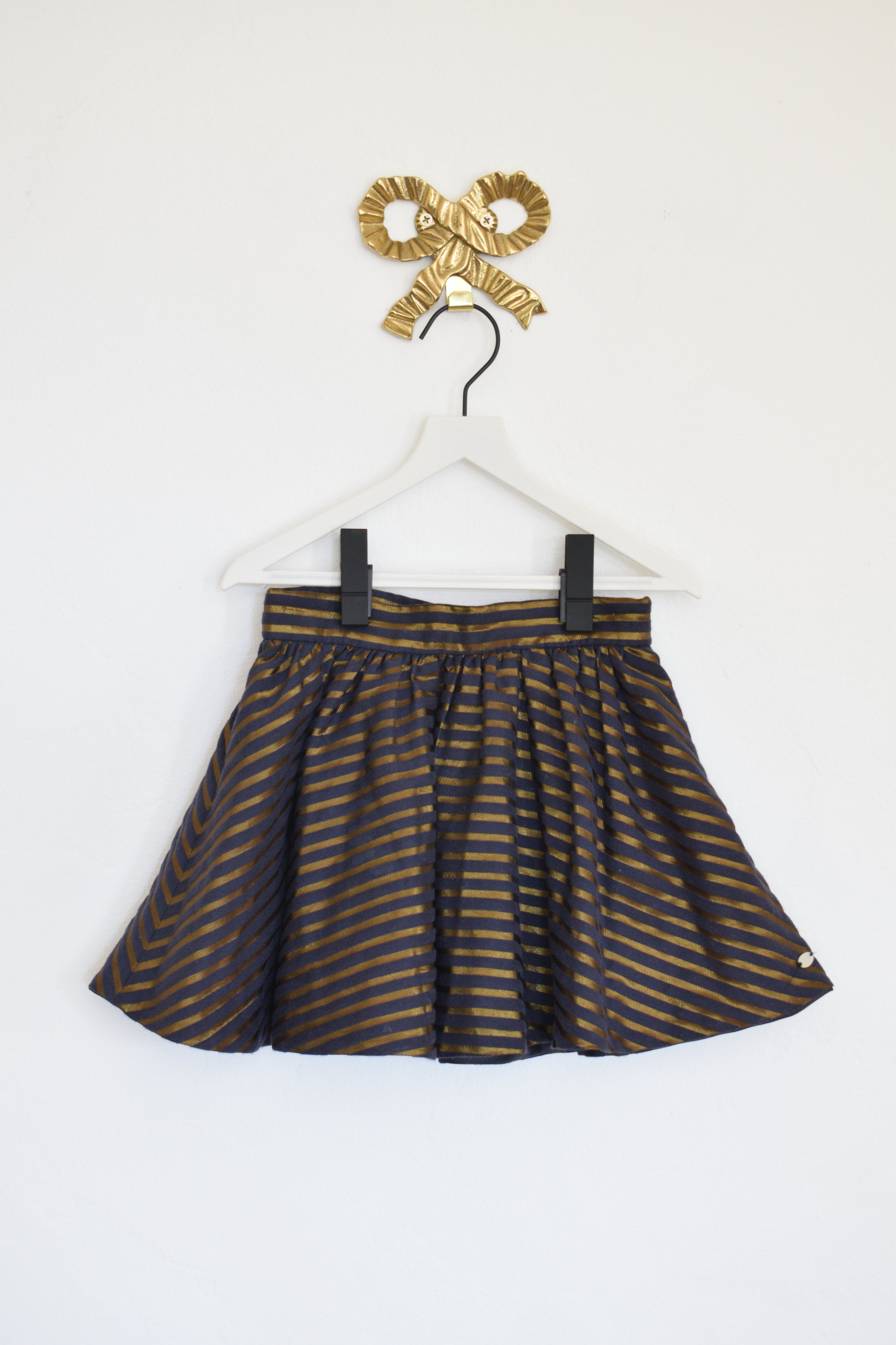 Tartine Et Chocolat  Blue and Gold Skirt / 4