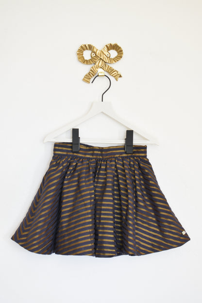 Tartine Et Chocolat  Blue and Gold Skirt / 4