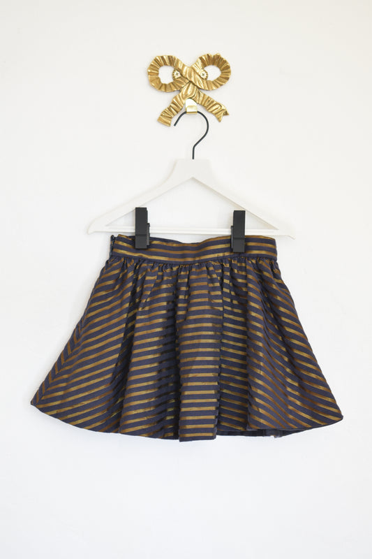 Tartine Et Chocolat  Blue and Gold Skirt / 4
