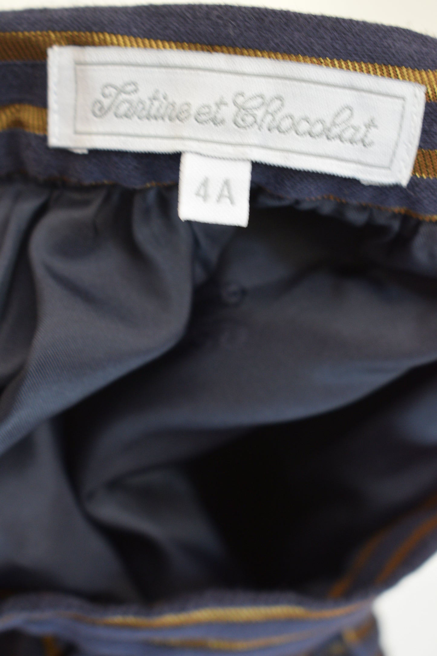 Tartine Et Chocolat  Blue and Gold Skirt / 4