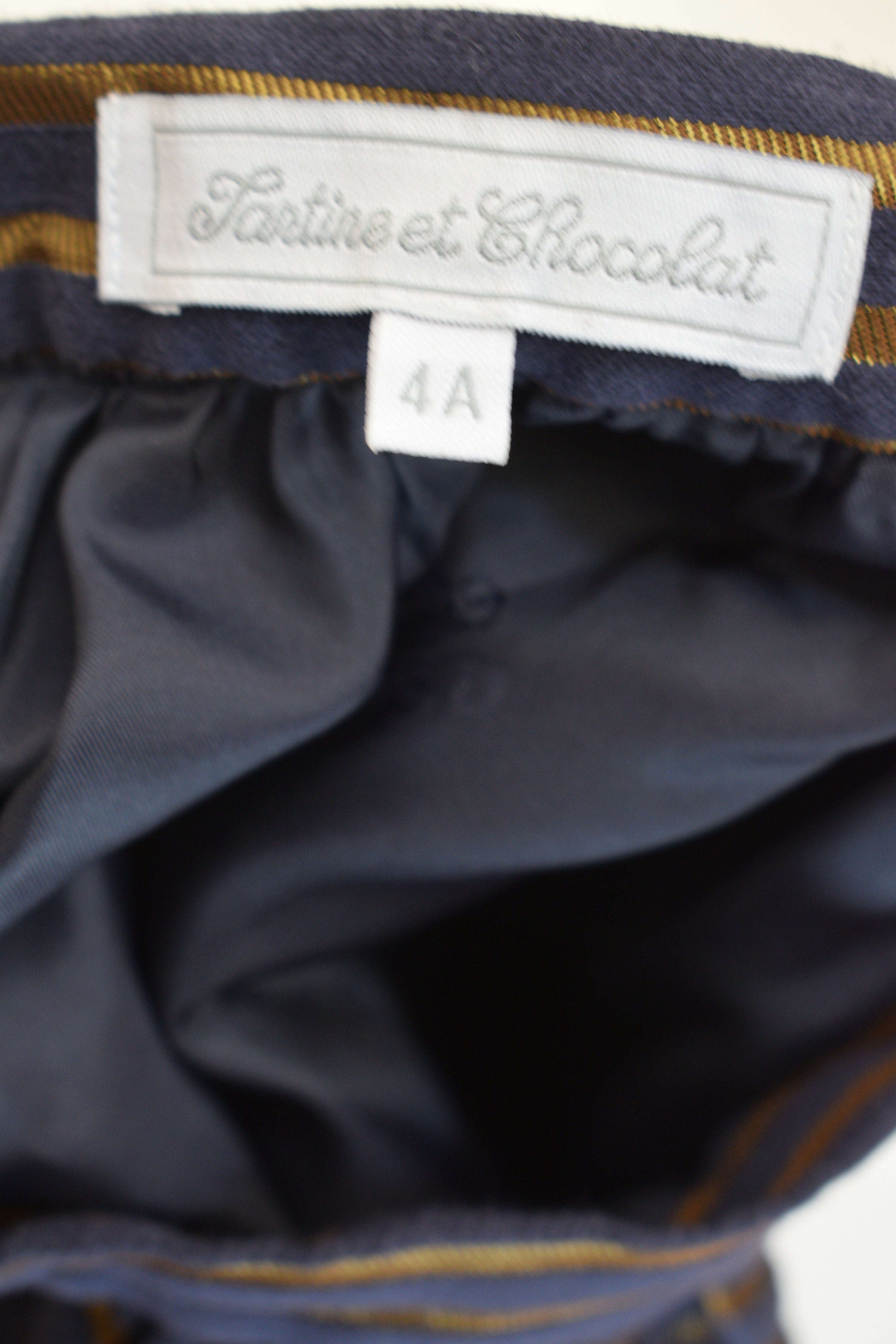 Tartine Et Chocolat  Blue and Gold Skirt / 4
