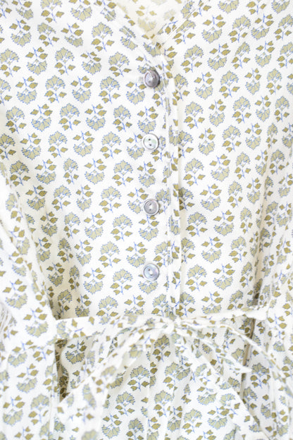 Louisiella Green Floral Playsuit / 3T