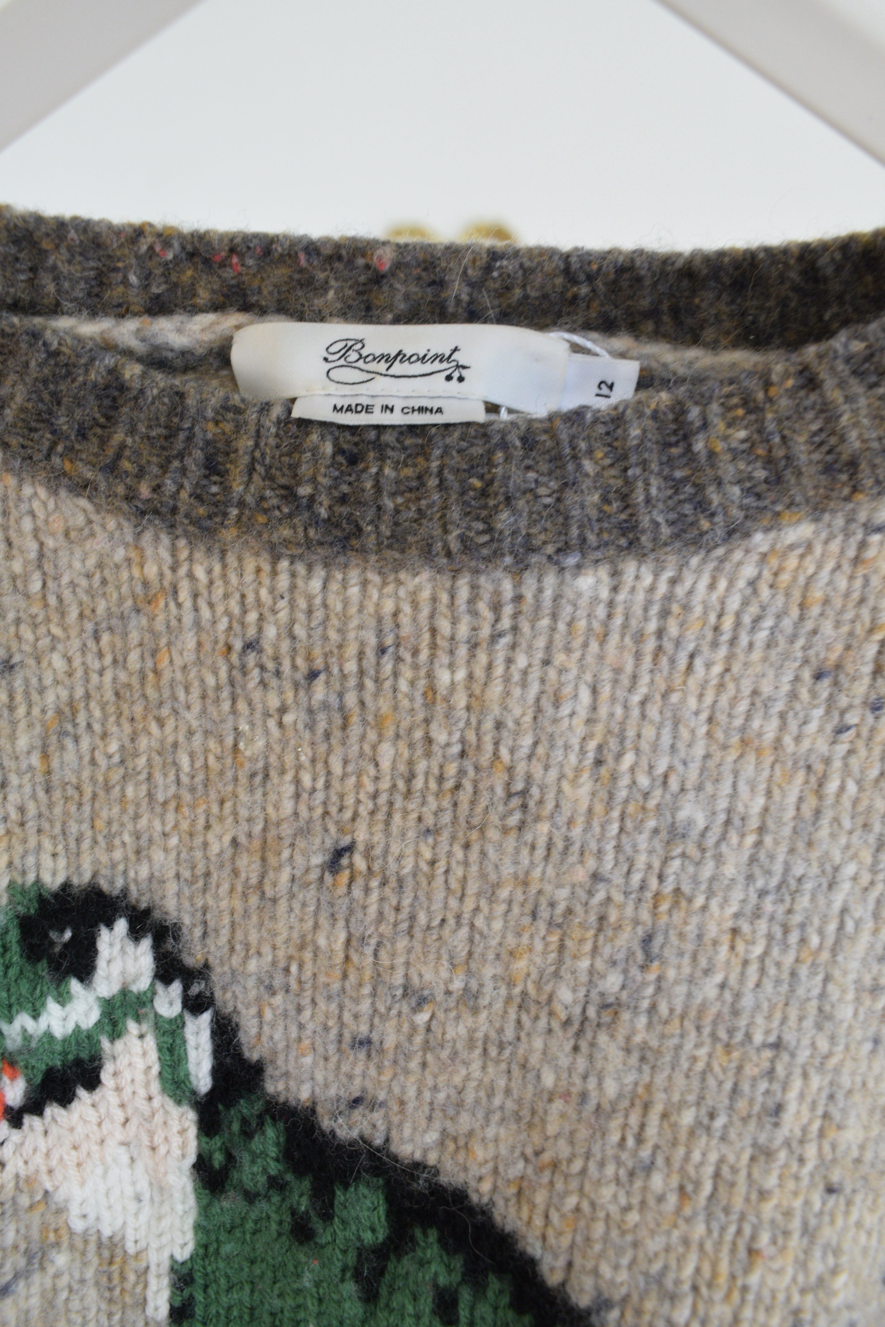 Bonpoint Dinosaur Sweater / 12