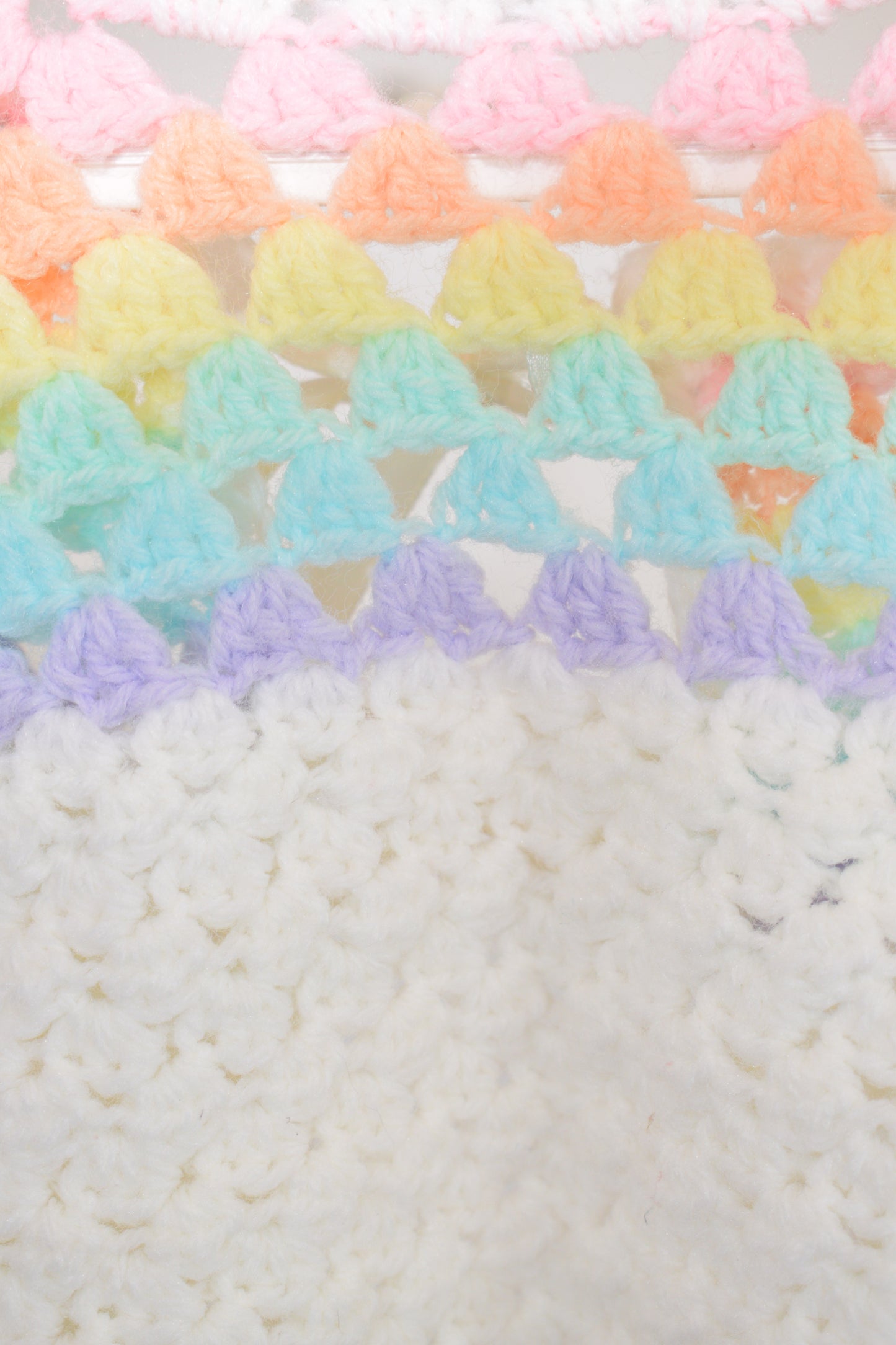 vintage hand-knit booties and shawl / Newborn