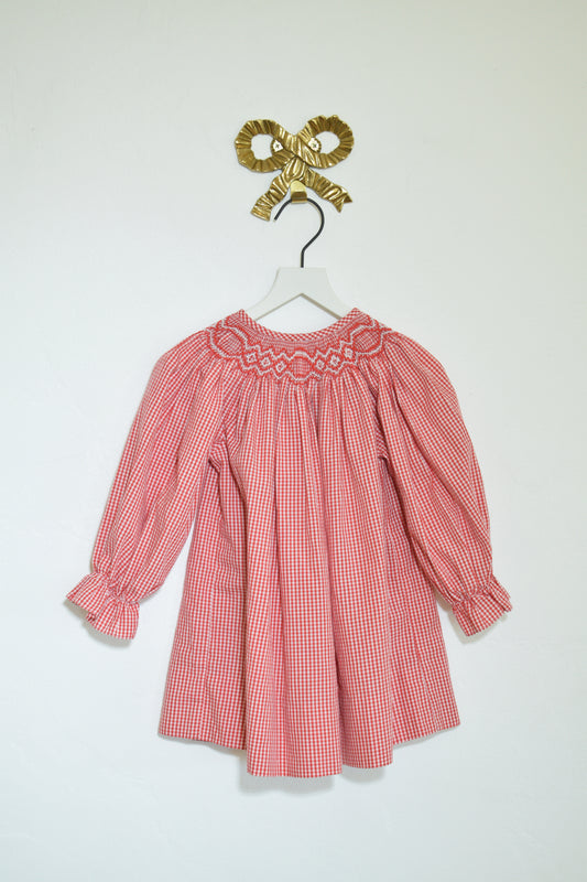 Vintage Amanda Remembered Handmade Smocked Dress / 18 Months