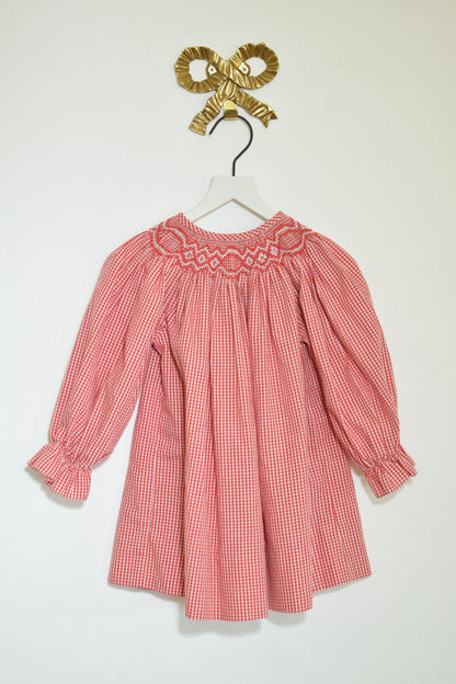 Vintage Amanda Remembered Handmade Smocked Dress / 18 Months