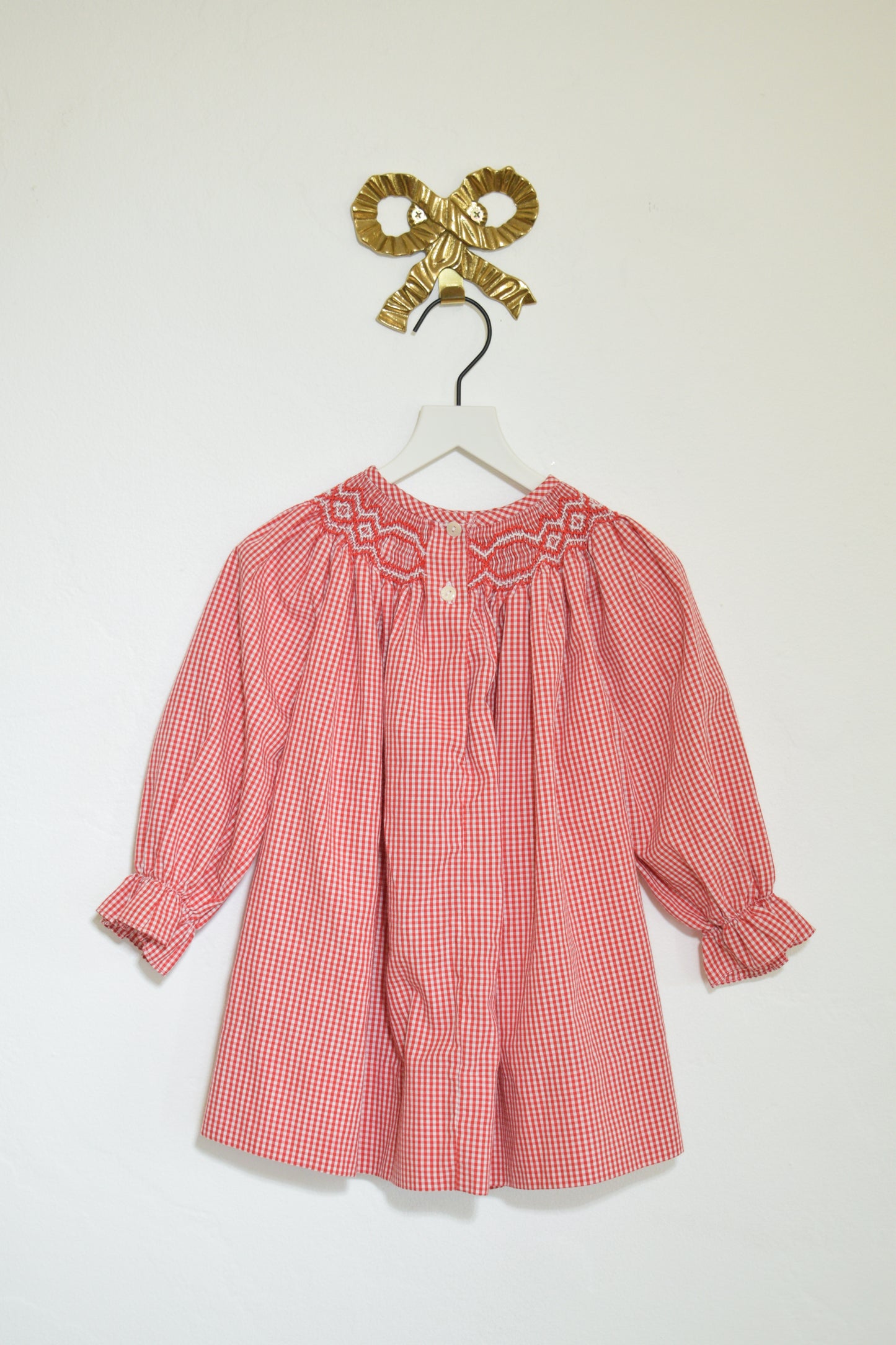 Vintage Amanda Remembered Handmade Smocked Dress / 18 Months