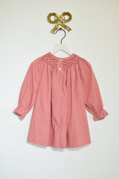 Vintage Amanda Remembered Handmade Smocked Dress / 18 Months